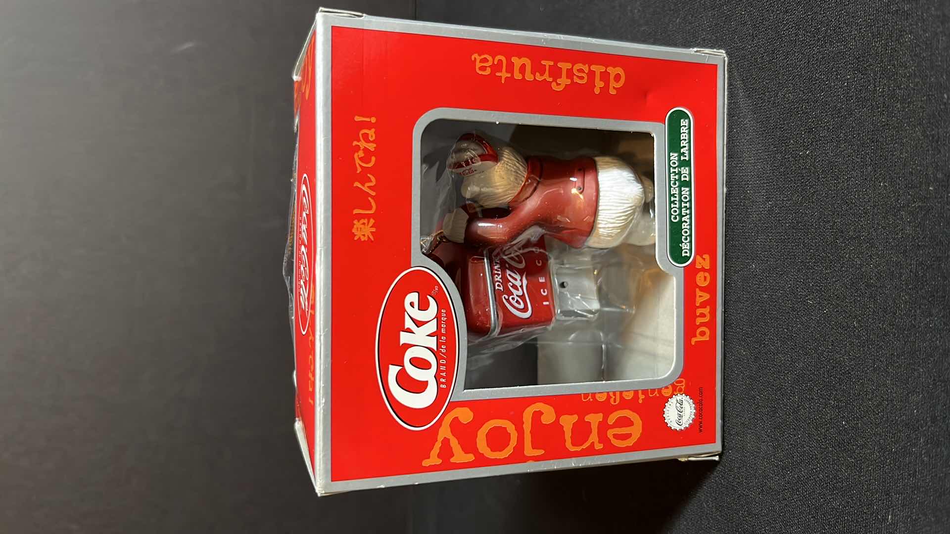 Photo 4 of COCA-COLA TRIM A TREE POLAR BEAR SODA JERK FOUNTAIN MACHINE W PENGUIN CHRISTMAS ORNAMENT