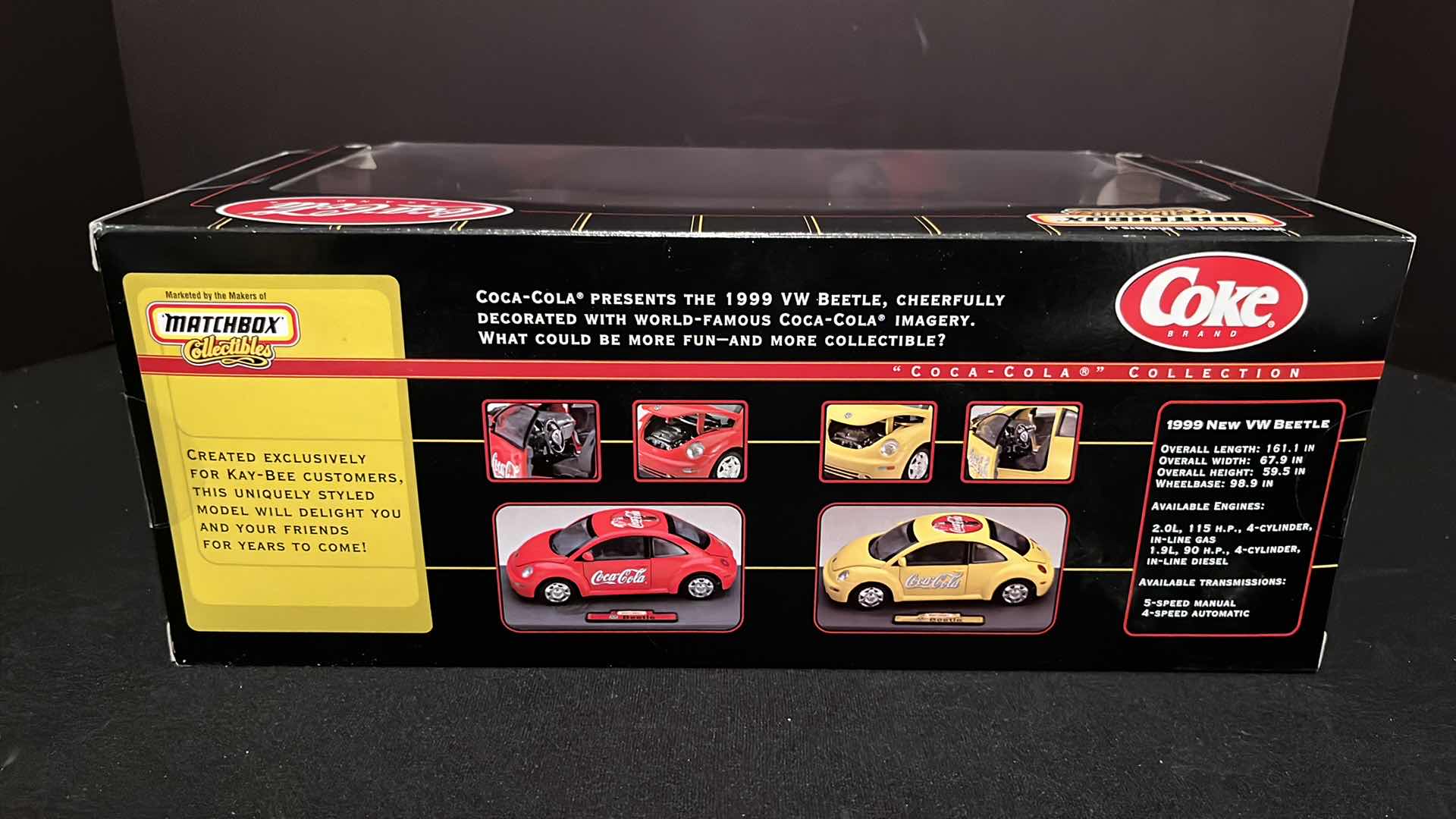 Photo 4 of MATCHBOX COLLECTIBLES COCA-COLA COLLECTION DIE-CAST METAL 1999 VOLKSWAGEN BEETLE, 1999