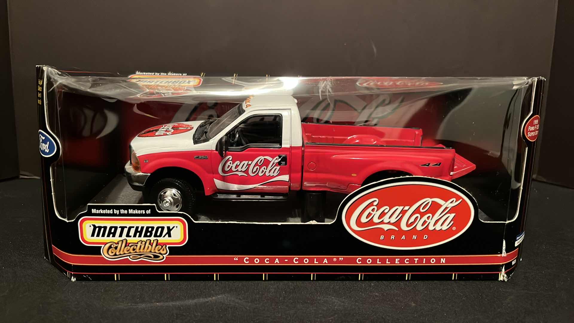 Photo 1 of MATCHBOX COLLECTIBLES COCA-COLA COLLECTION DIE-CAST METAL 1999 GORD F-350 SUPER DUTY PICK UP TRUCK, 1999