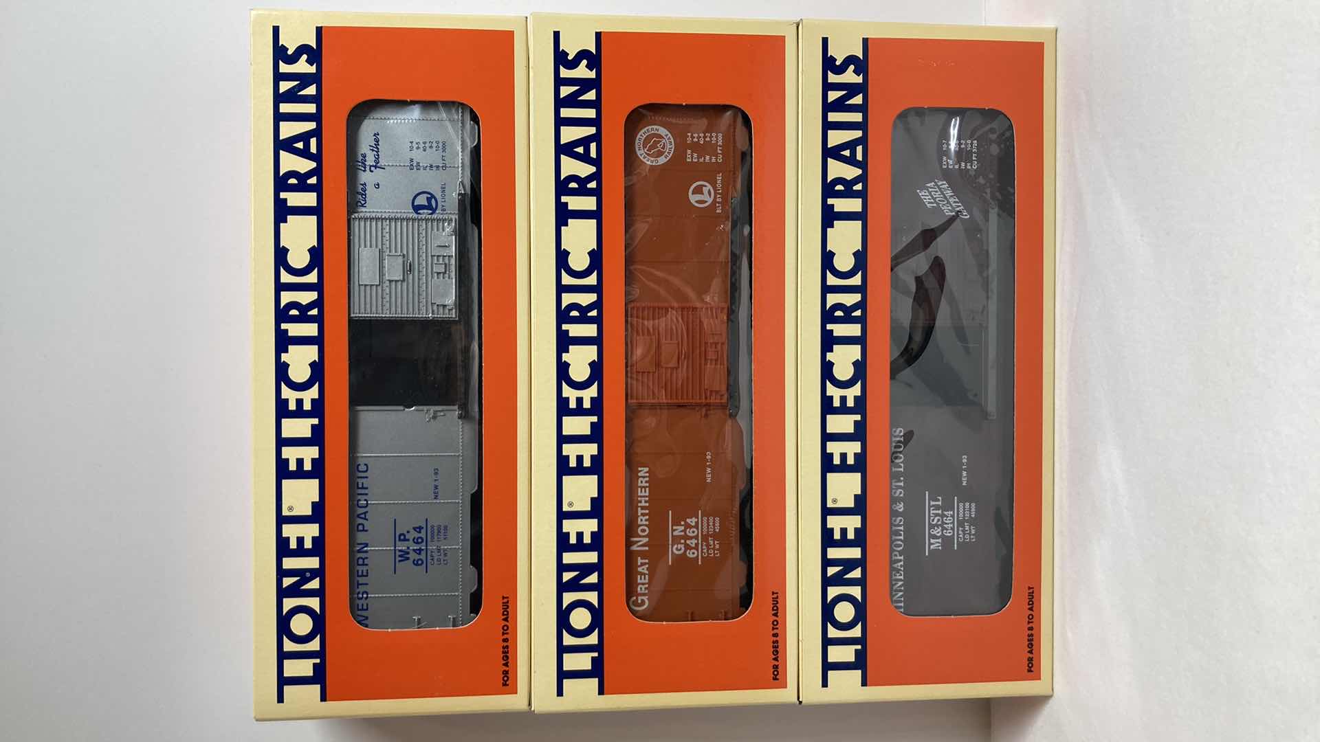 Photo 1 of LIONEL ELECTRIC TRAINS 6464 BOXCAR SERIES EDITION 1 6-19247 BOXSET