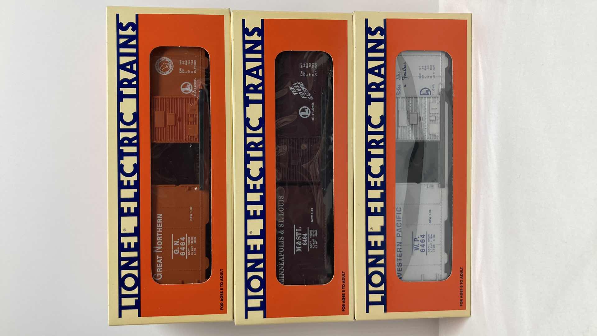 Photo 1 of LIONEL ELECTRIC TRAINS 6464 BOXCAR SERIES EDITION 1 6-19247 BOXSET