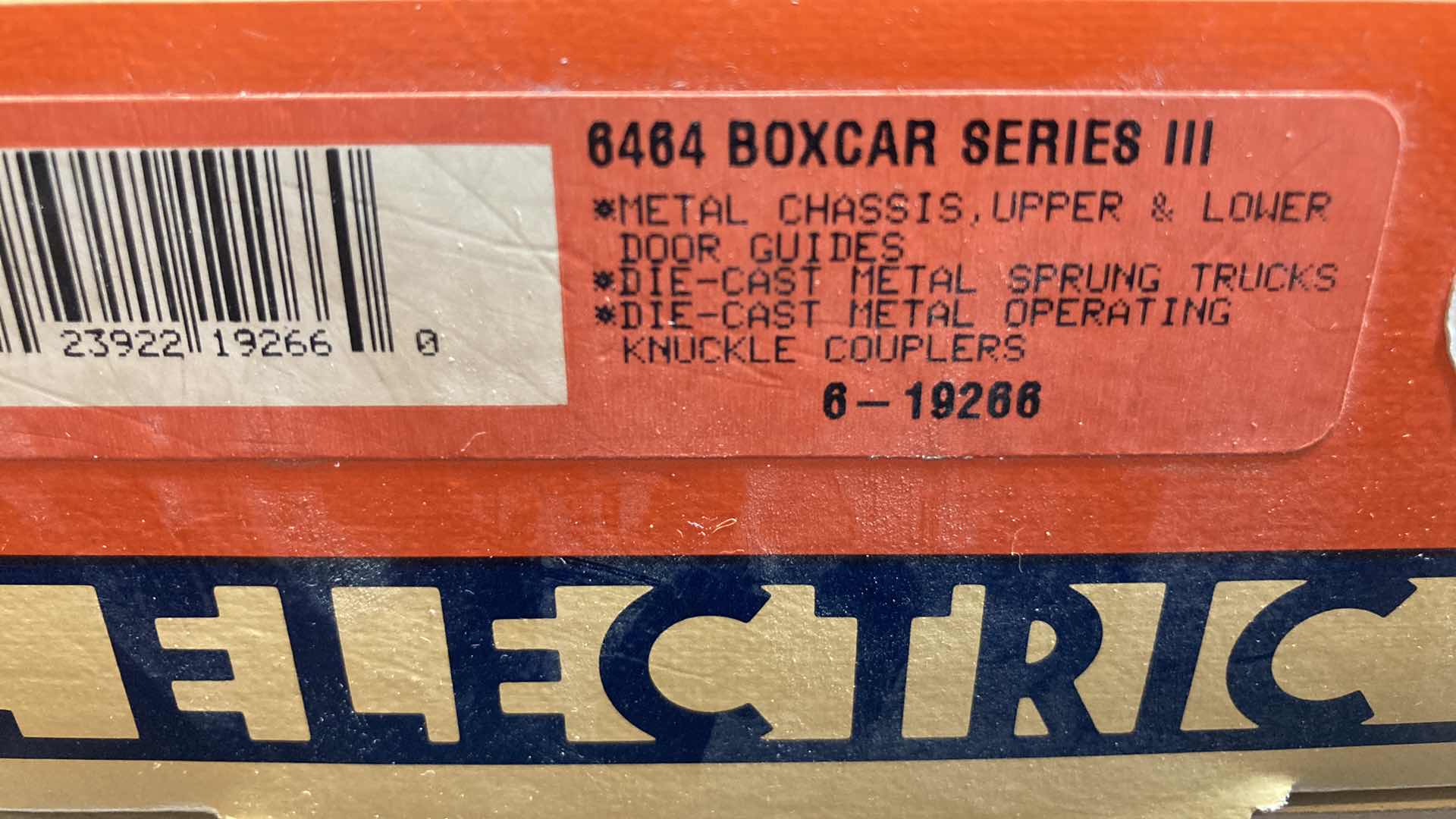 Photo 11 of LIONEL ELECTRIC TRAINS 6464 BOXCAR SERIES 3 6-19266 BOXSET