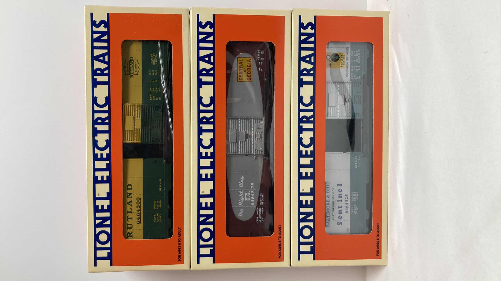 Photo 1 of LIONEL ELECTRIC TRAINS 6464 BOXCAR SERIES 5 6-19276 BOXSET