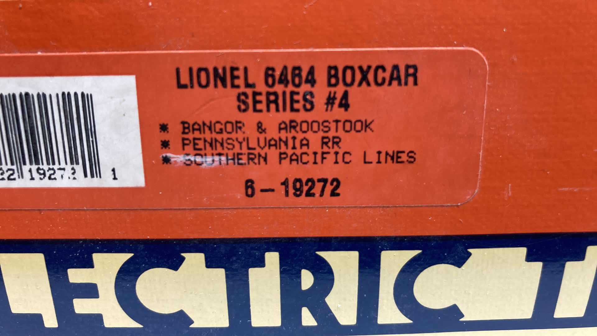 Photo 11 of LIONEL ELECTRIC TRAINS 6464 BOXCAR SERIES 4 6-19272 BOXSET