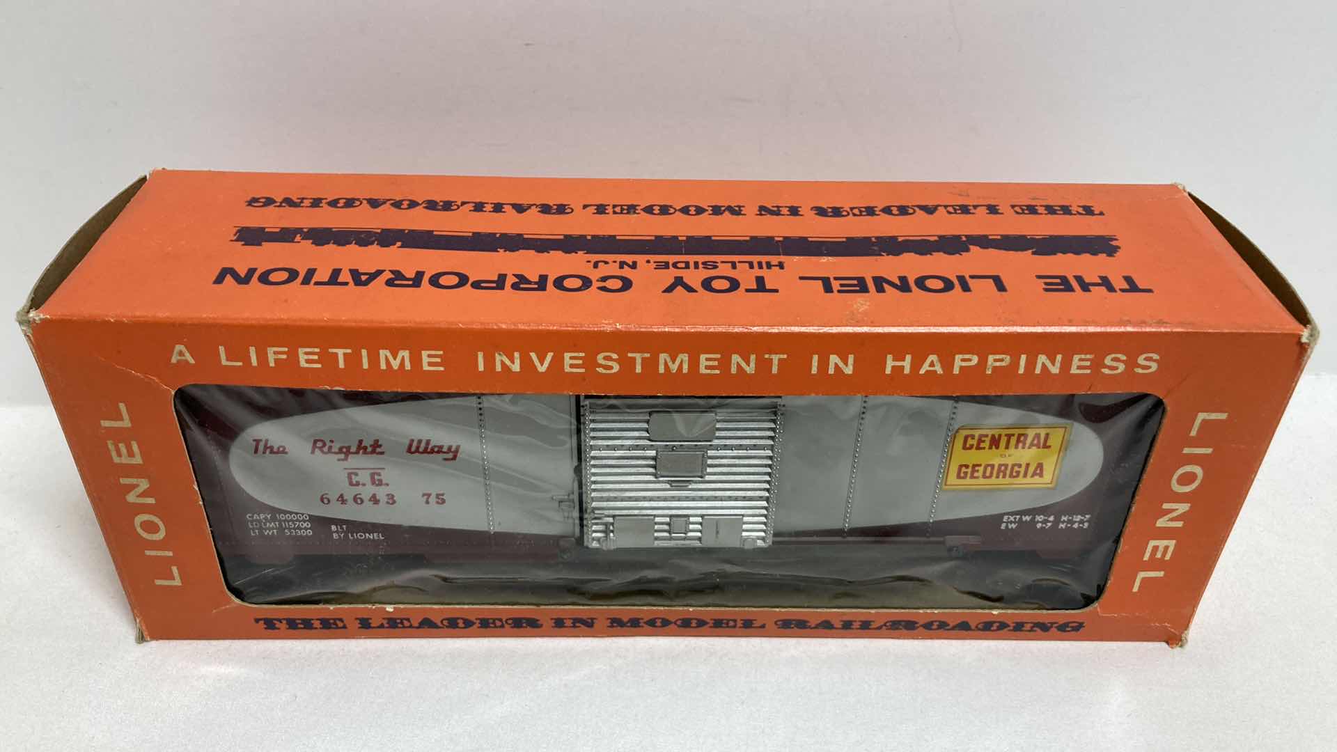 Photo 3 of LIONEL ELECTRIC TRAINS THE RIGHT WAY 6464-375 BOX CAR