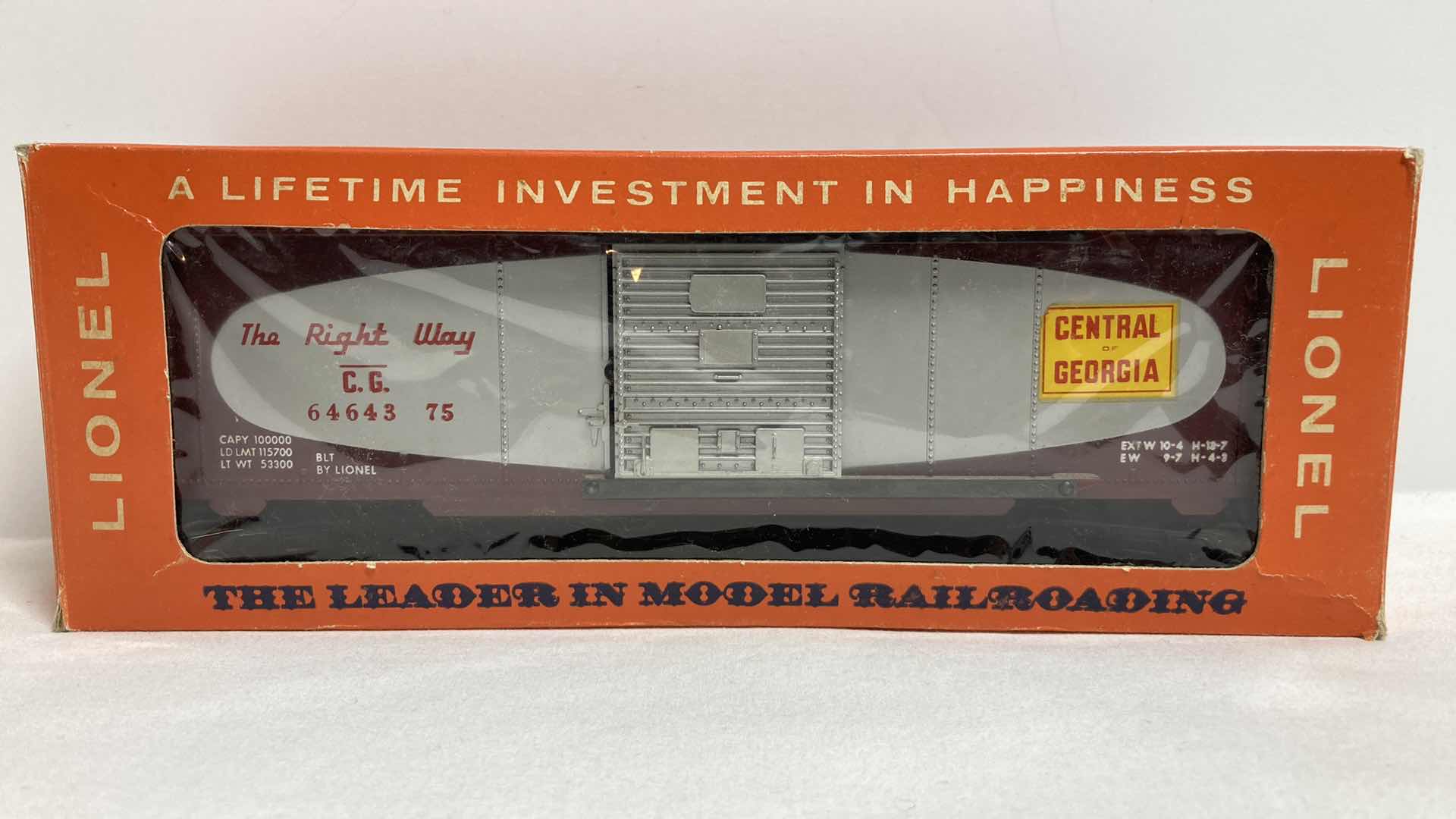 Photo 1 of LIONEL ELECTRIC TRAINS THE RIGHT WAY 6464-375 BOX CAR