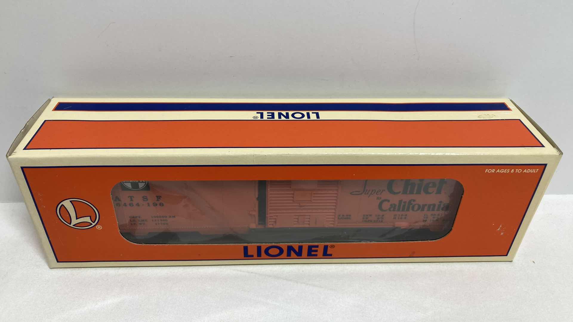 Photo 2 of LIONEL ELECTRIC TRAINS 6464-196 SUPER CHIEF TO CALIFORNIA 6-19282 BOX CAR