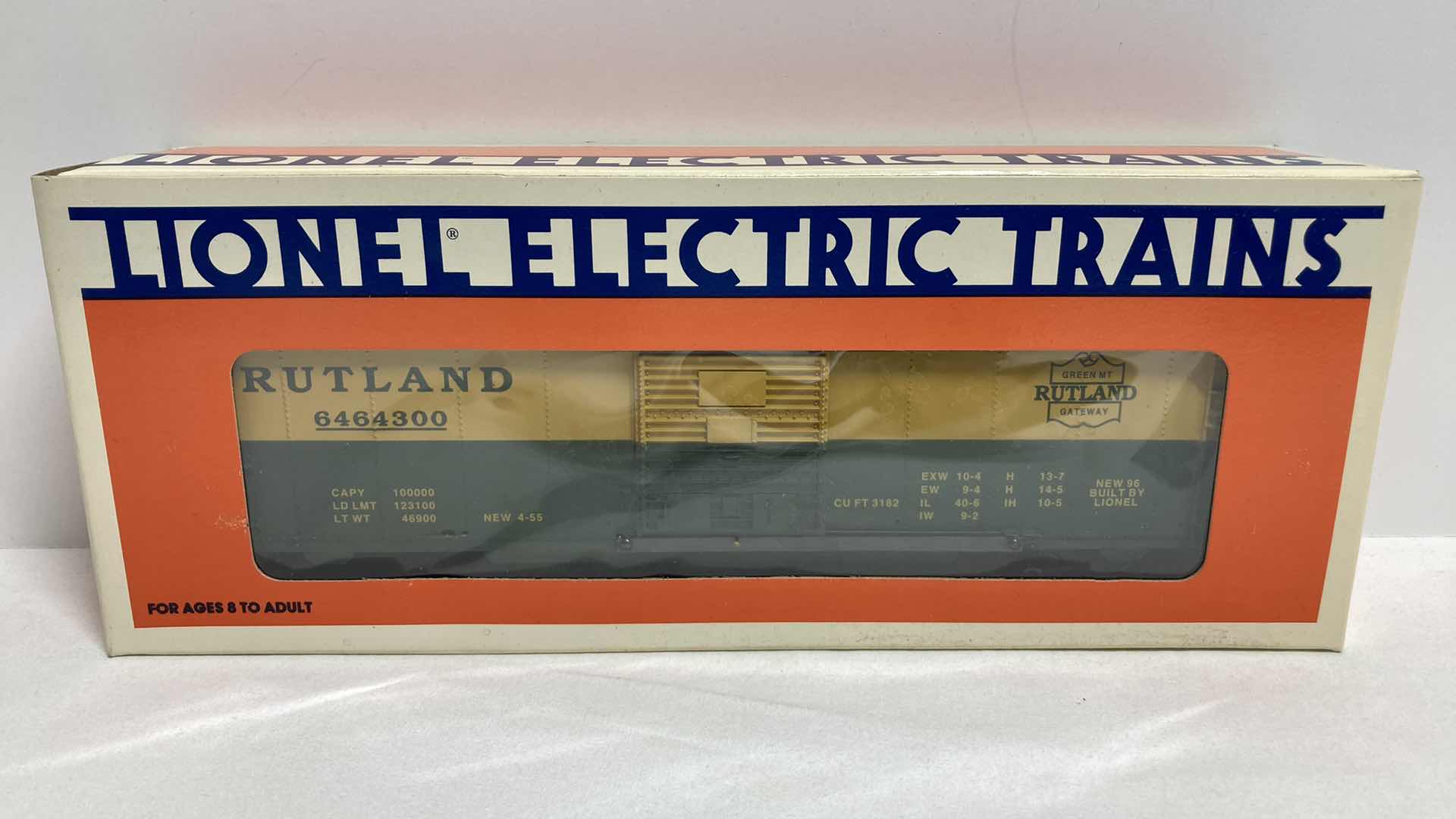Photo 1 of LIONEL ELECTRIC TRAINS 6464-300 RUTLAND 6-19277 BOX CAR