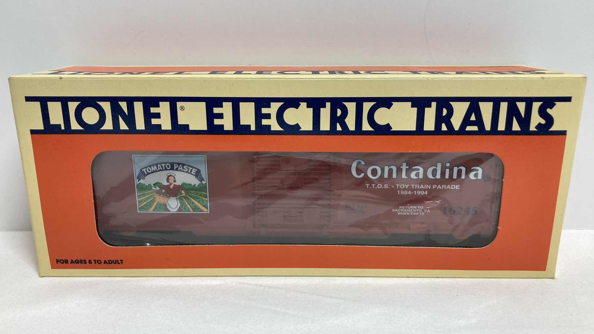 Photo 1 of LIONEL ELECTRIC TRAINS T.T.OS. CONTADINA 6-52068 BOX CAR