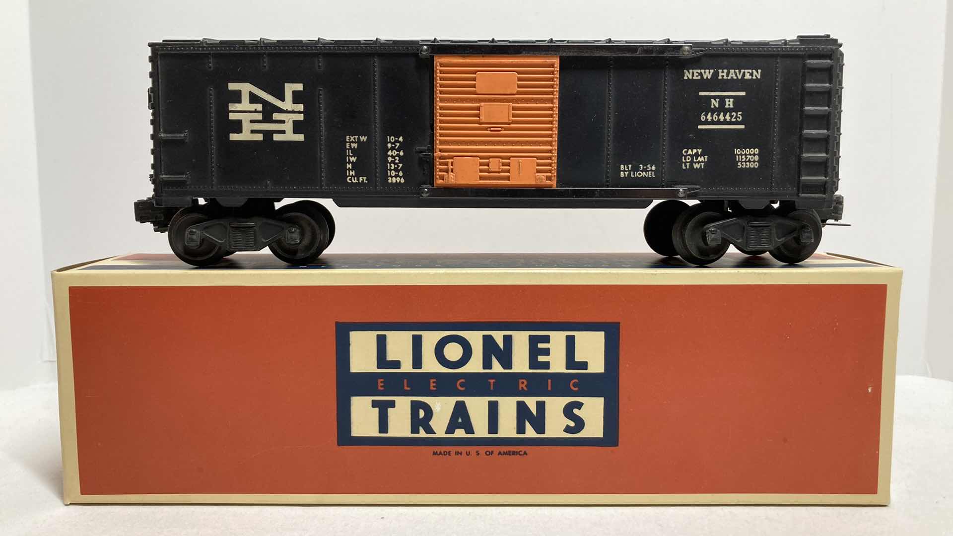 Photo 1 of LIONEL ELECTRIC TRAINS NEW HAVEN CAR 6464-425