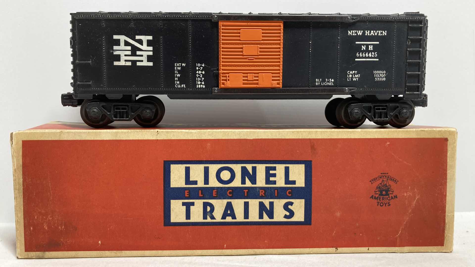 Photo 1 of LIONEL ELECTRIC TRAINS NEW HAVEN CAR 6464-425