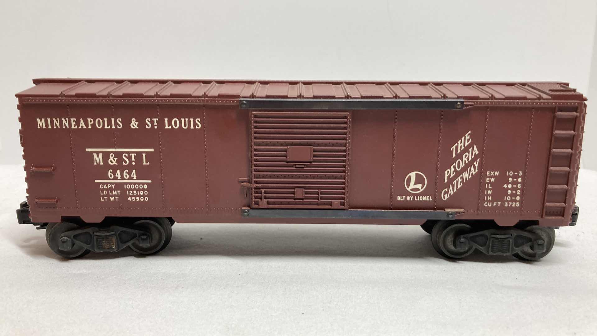 Photo 3 of LIONEL ELECTRIC TRAINS MINNEAPOLIS & ST. LOUIS CAR 6464-50