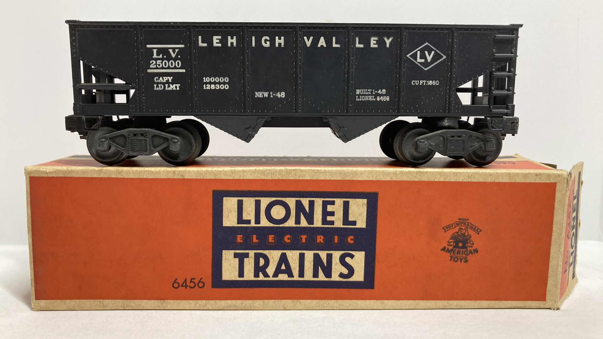 Photo 1 of LIONEL ELECTRIC TRAINS HOOPER CAR 6456