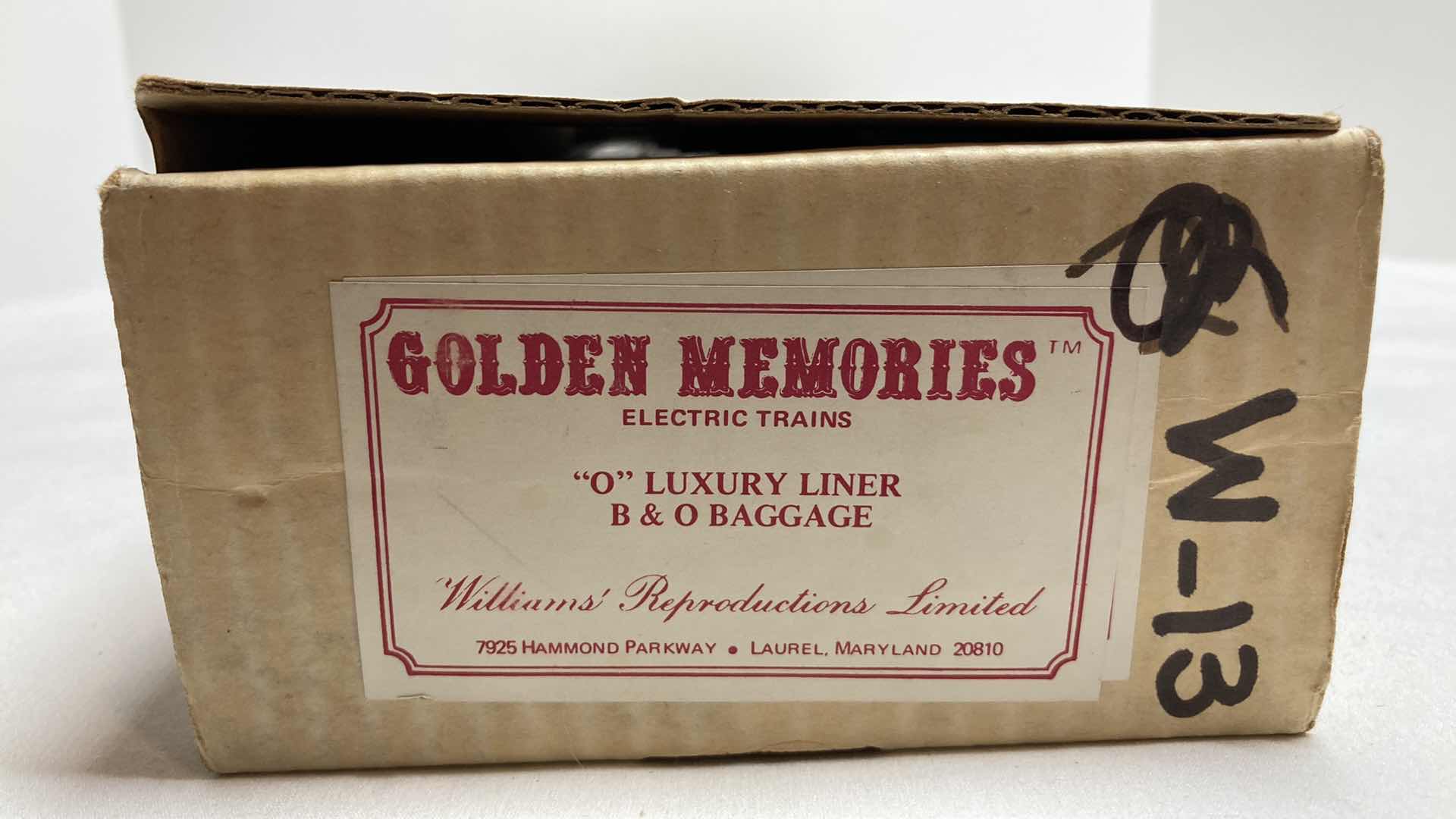 Photo 10 of GOLDEN MEMORIES ELECTRIC TRAINS O LUXURY LINER B&O BAGGAGE CAR 2530