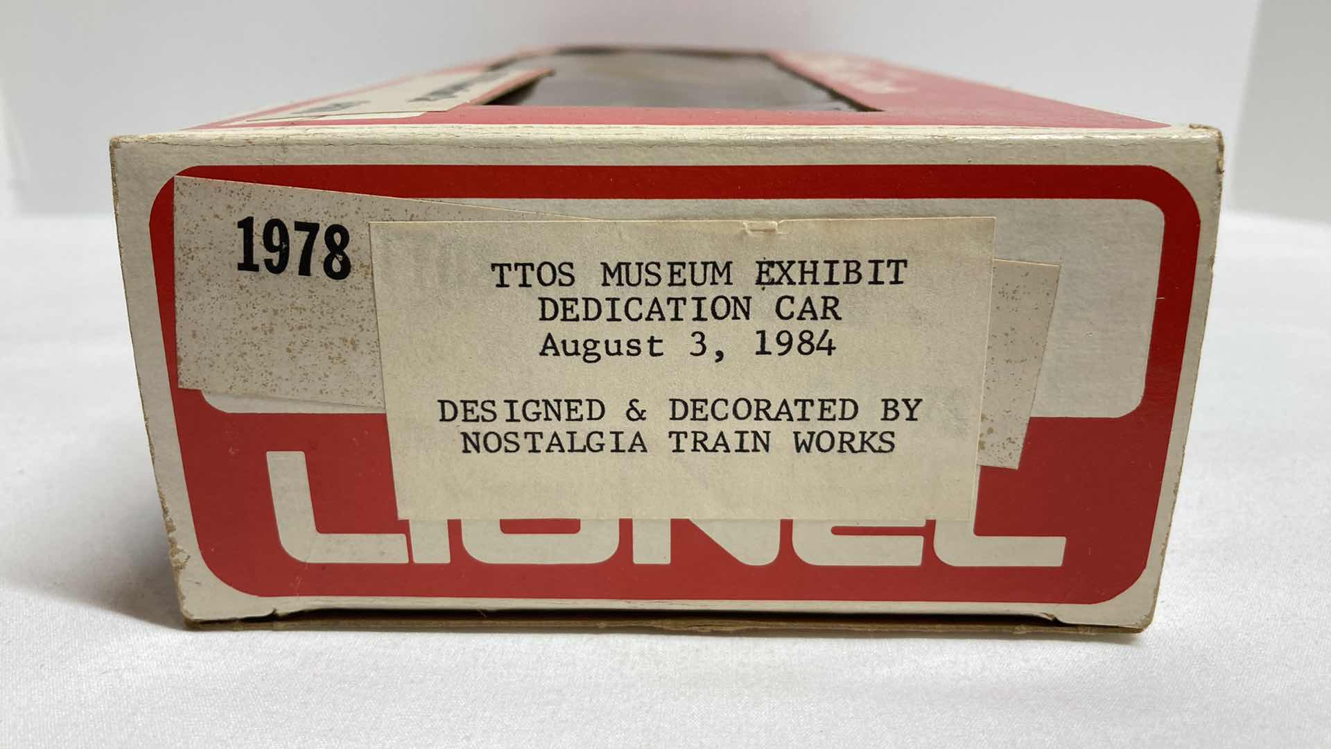 Photo 3 of LIONEL TTOS MUSEUM EXHIBIT DEDICATION CAR 6-9678