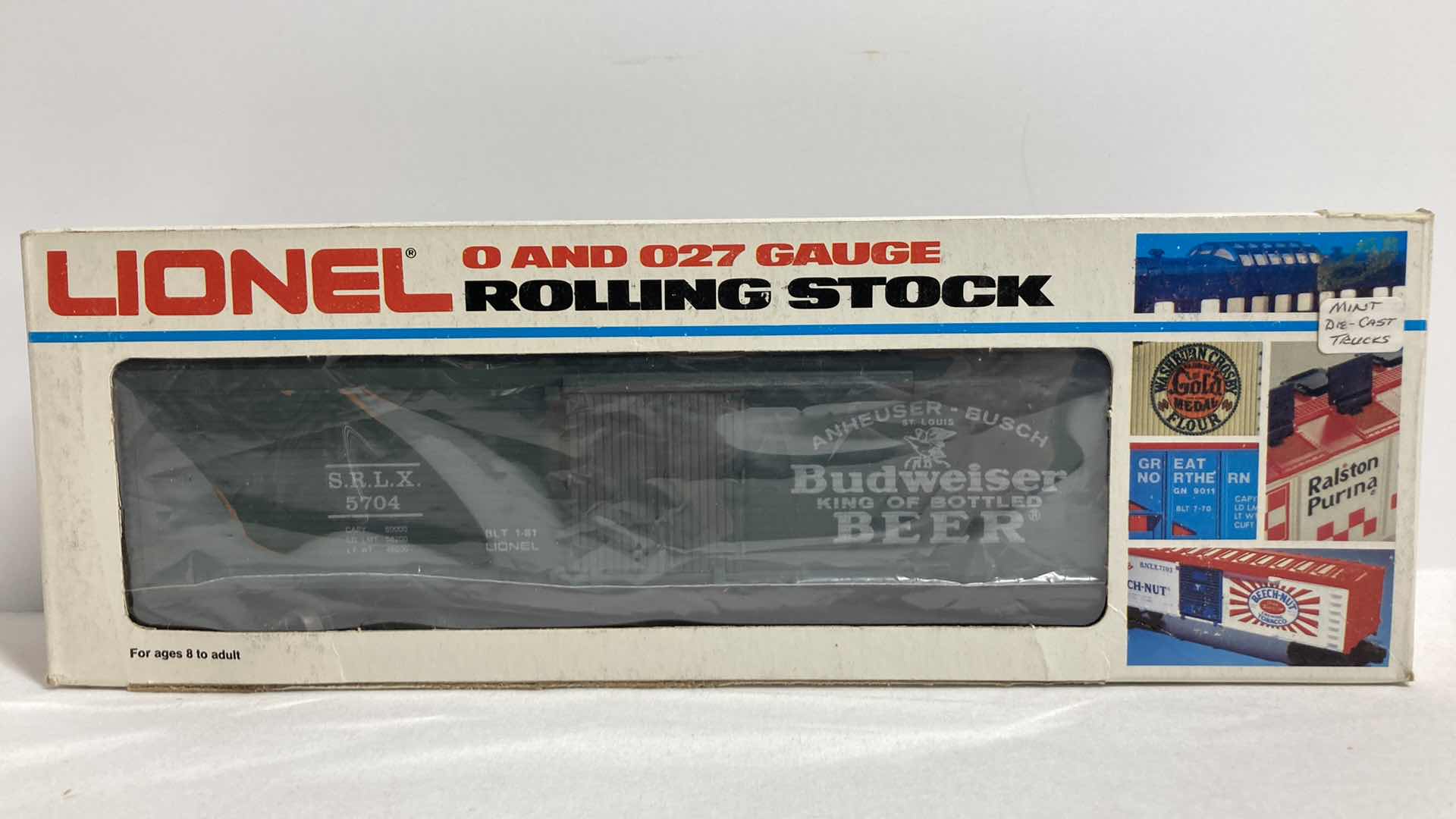 Photo 1 of LIONEL BUDWEISER REEFER CAR 6-5704