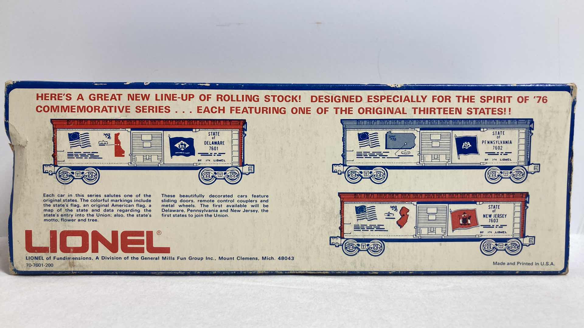 Photo 6 of LIONEL DELAWARE BOX CAR 6-7601