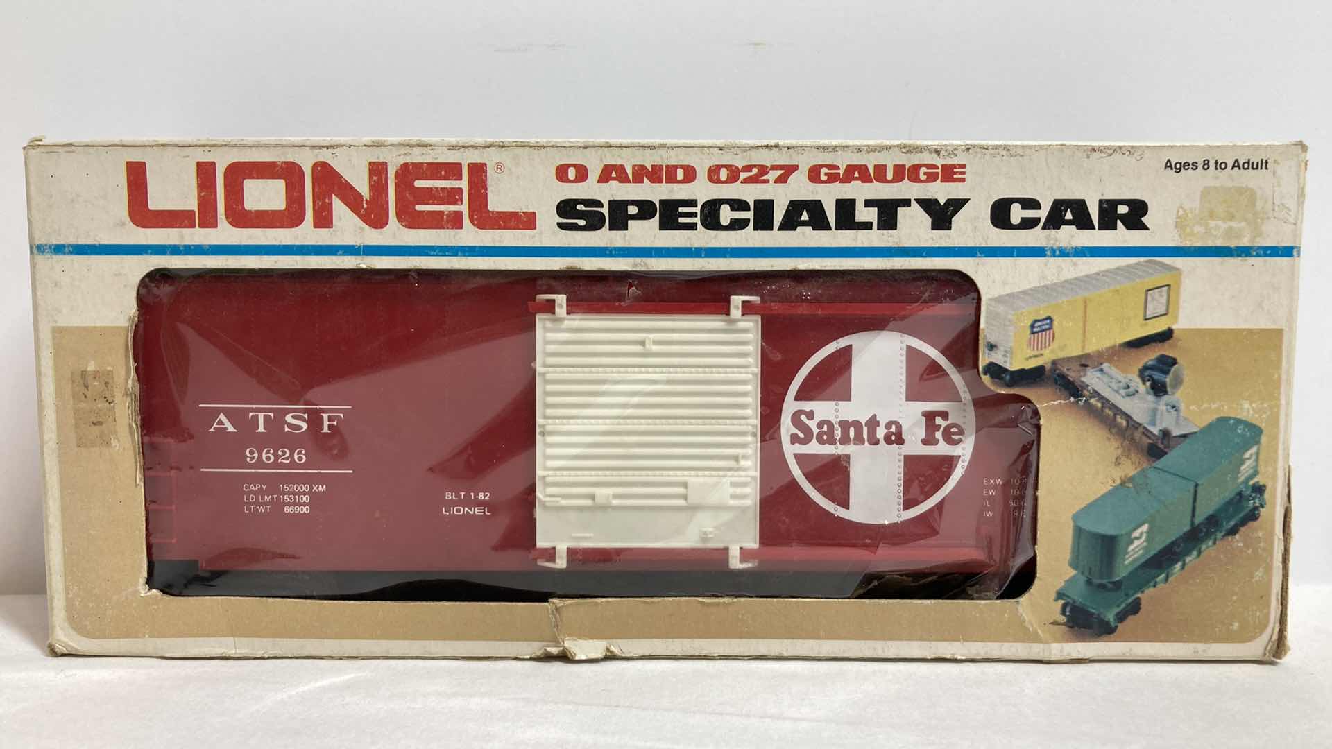 Photo 1 of LIONEL SANTA FE HI-CUBE BOX CAR 6-9626