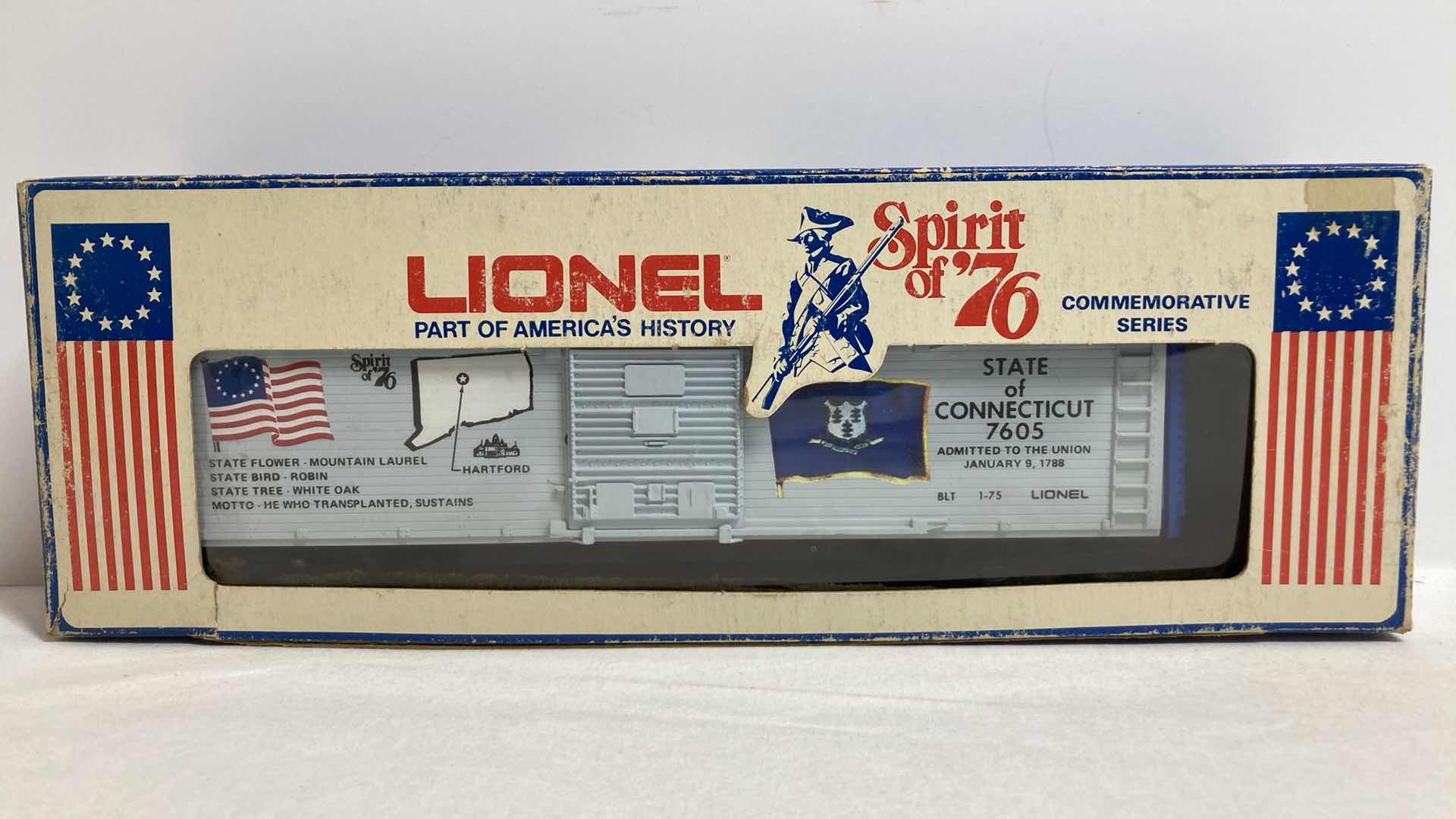 Photo 1 of LIONEL CONNECTICUT BOX CAR 6-7605