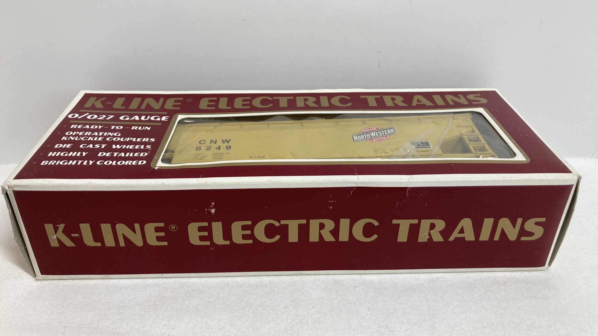 Photo 2 of K LINE ELECTRIC TRAINS C &  NW CLASSIC HOPPER W COVER K-6249