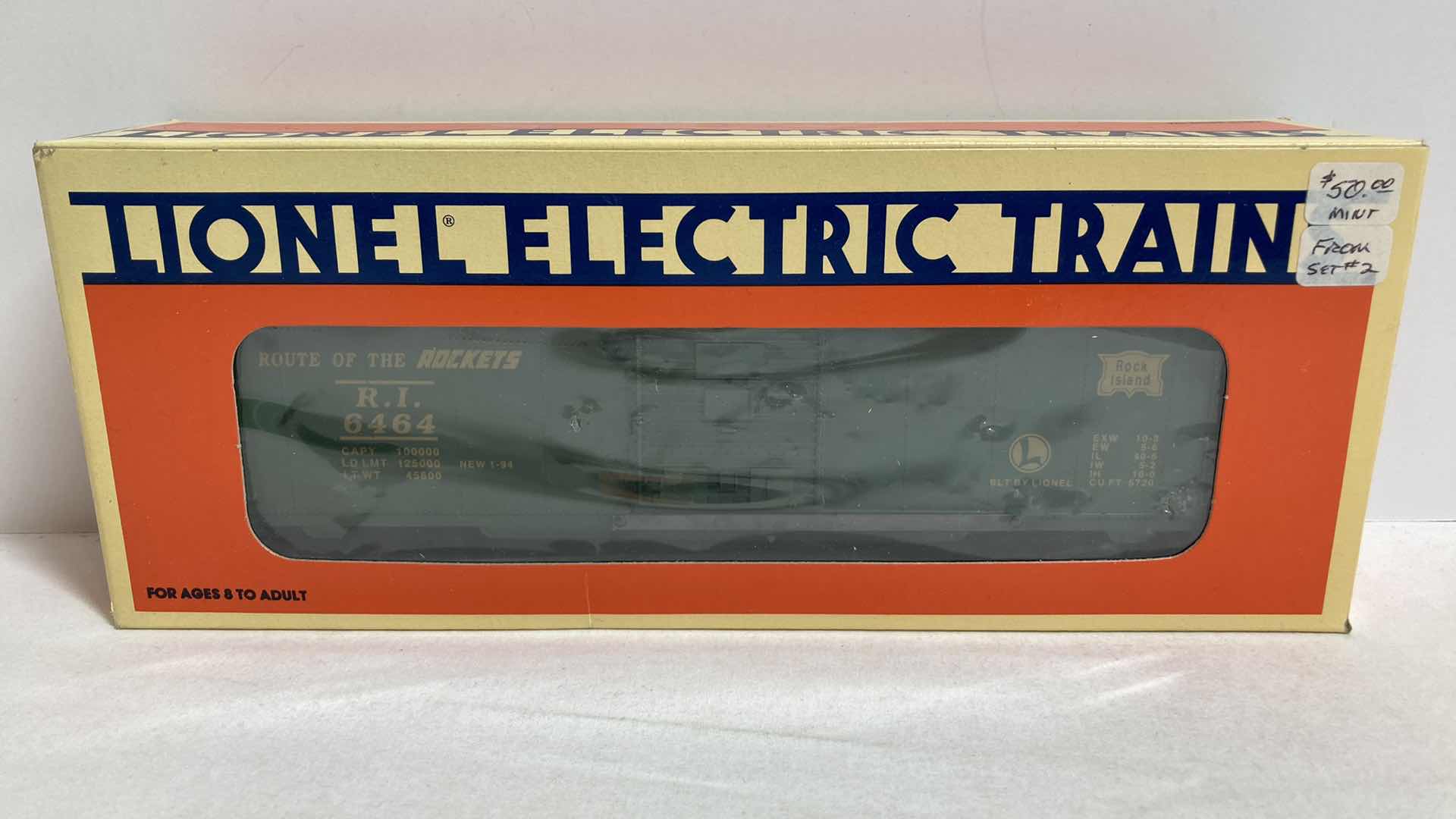 Photo 1 of LIONEL ELECTRIC TRAINS ROCK ISLAND 6464 SERIES BOX CAR 6-19258