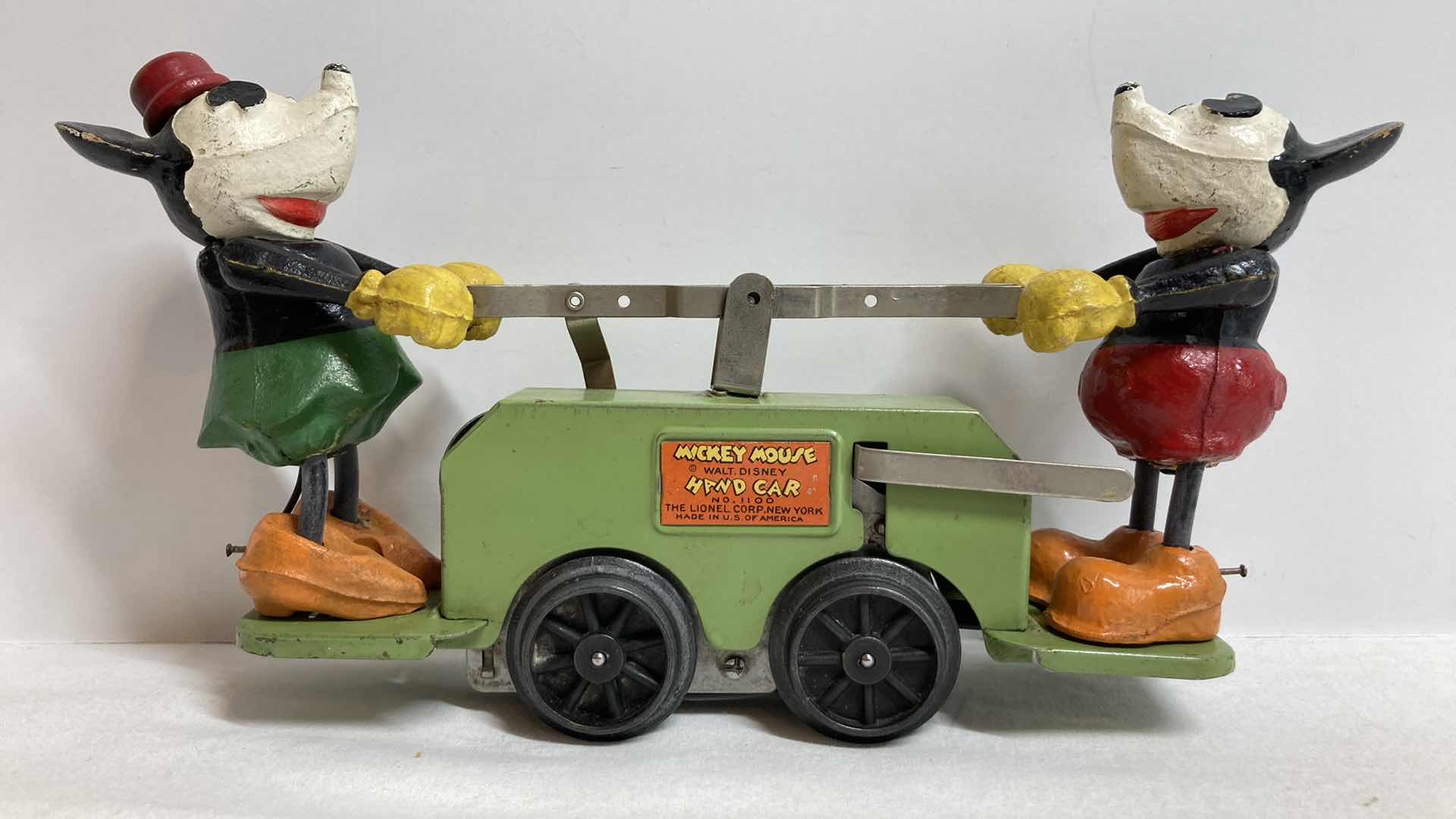 Photo 2 of LIONEL MICKEY MOUSE WALT DISNEY HAND CAR 1100