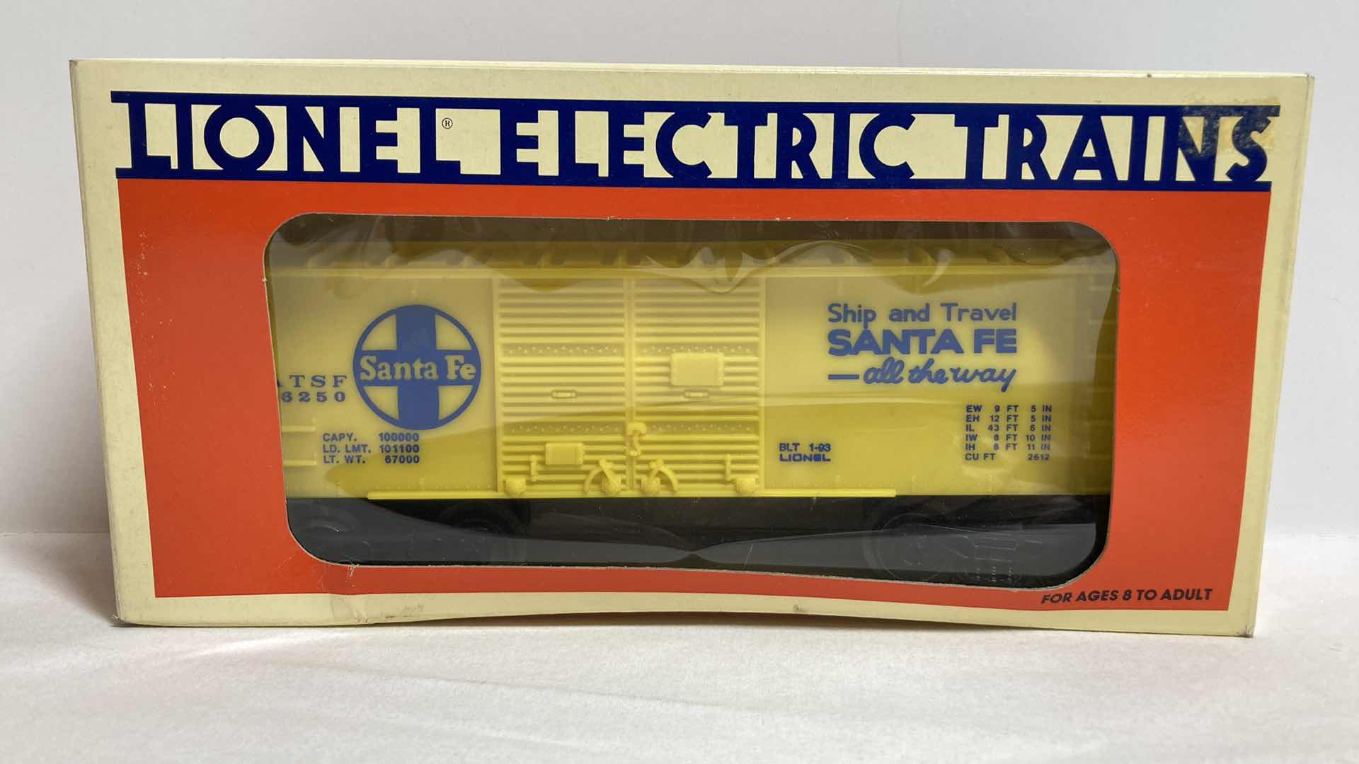 Photo 1 of LIONEL ELECTRIC TRAINS SANTA FE BOX CAR 6-16250