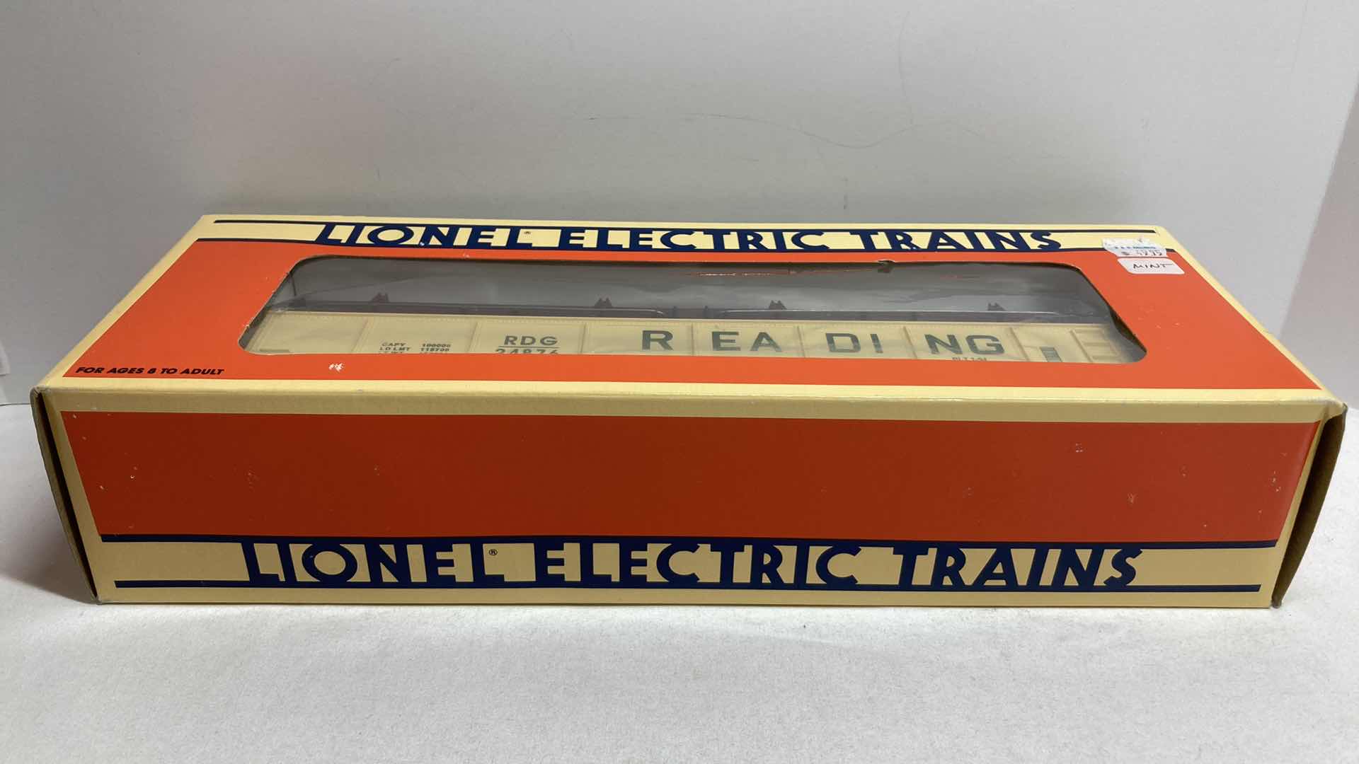 Photo 2 of LIONEL ELECTRIC TRAINS READING GONDOLA WITH COIL COVERS 6-17405