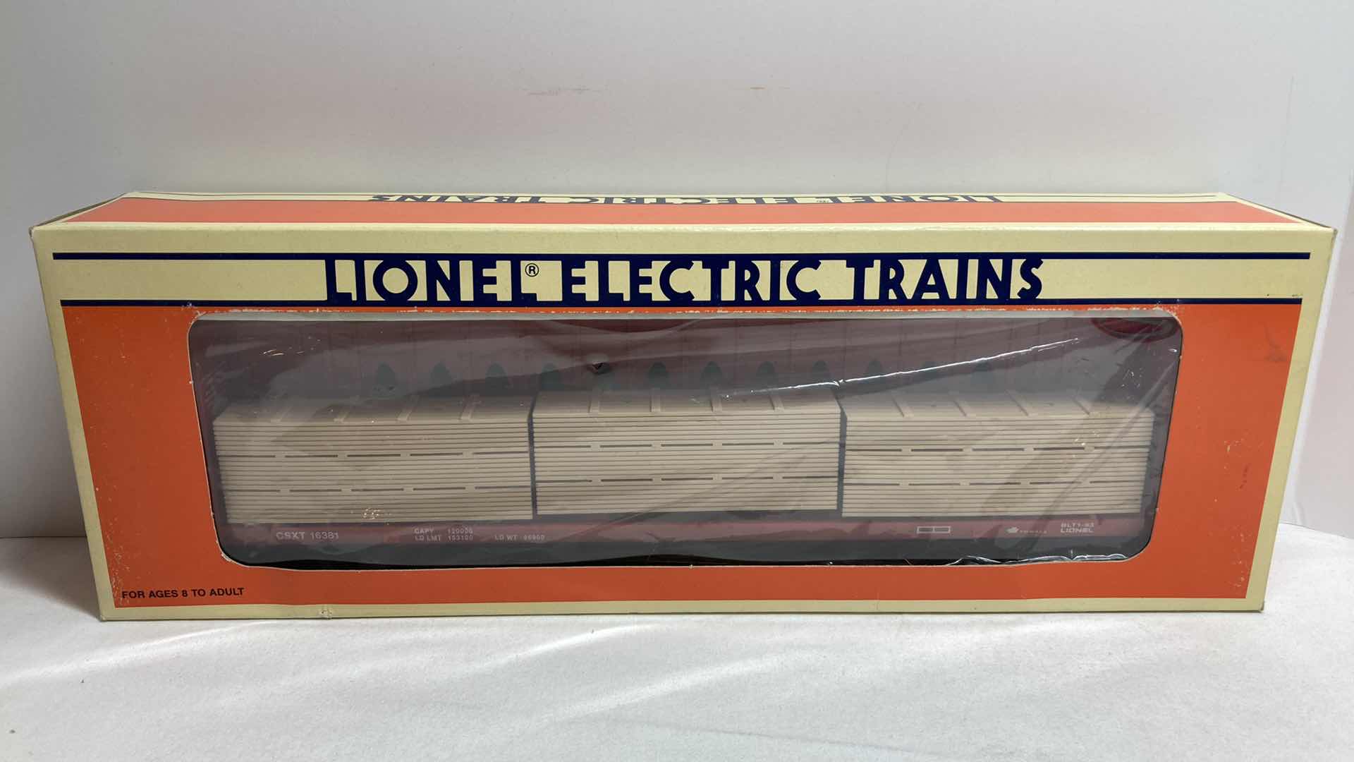 Photo 1 of LIONEL ELECTRIC TRAINS CSXT CENTER I-BEAM FLAT CAR 6-16381