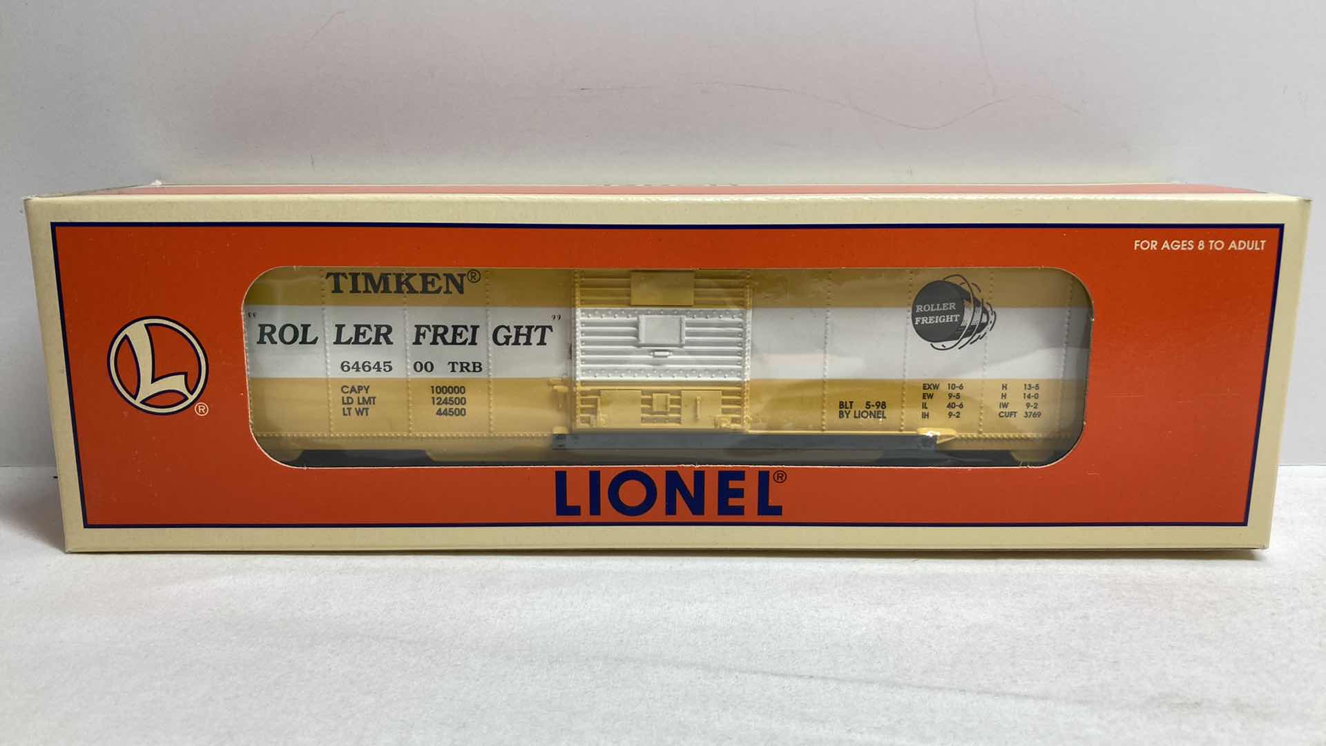 Photo 1 of LIONEL TIMKEN 6464 BOX CAR 6-29212