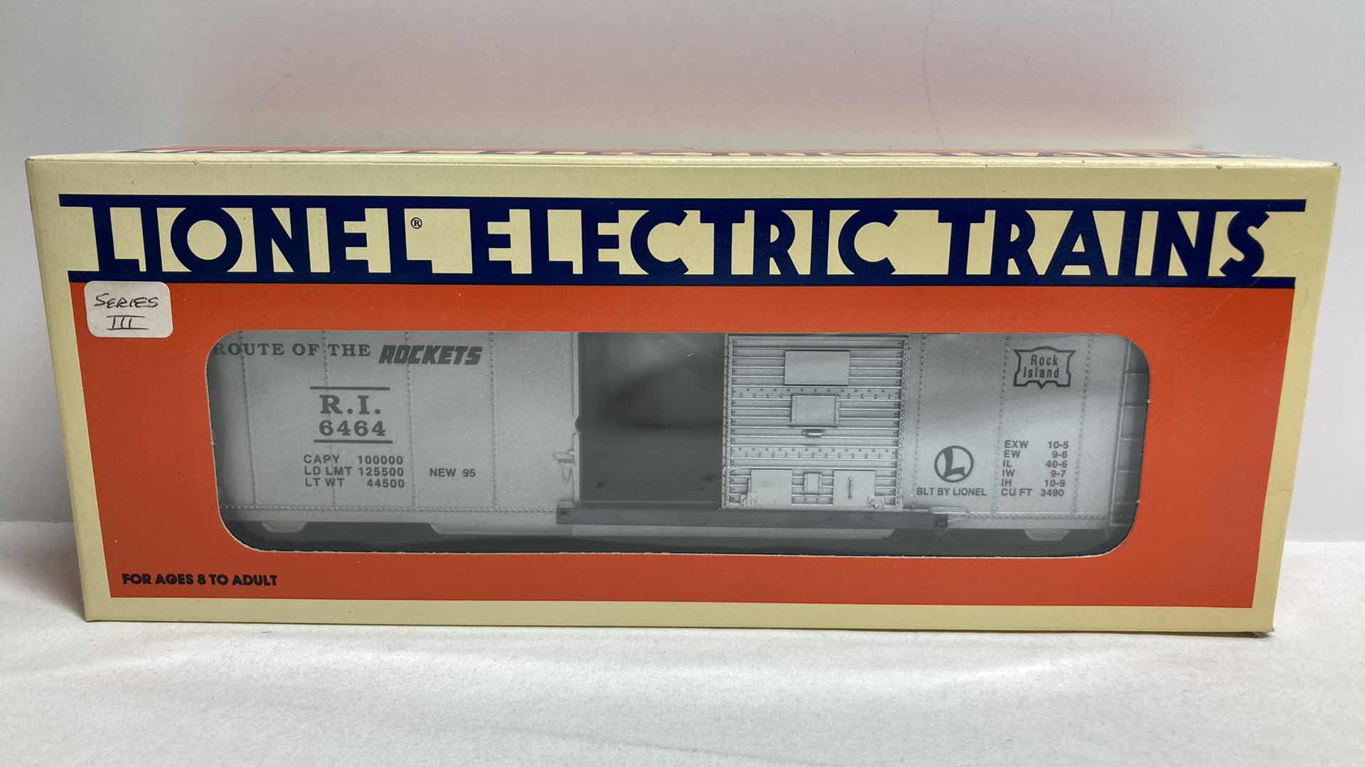 Photo 1 of LIONEL ELECTRIC TRAINS ROCK ISLAND 6464 SERIES BOX CAR 6-19269