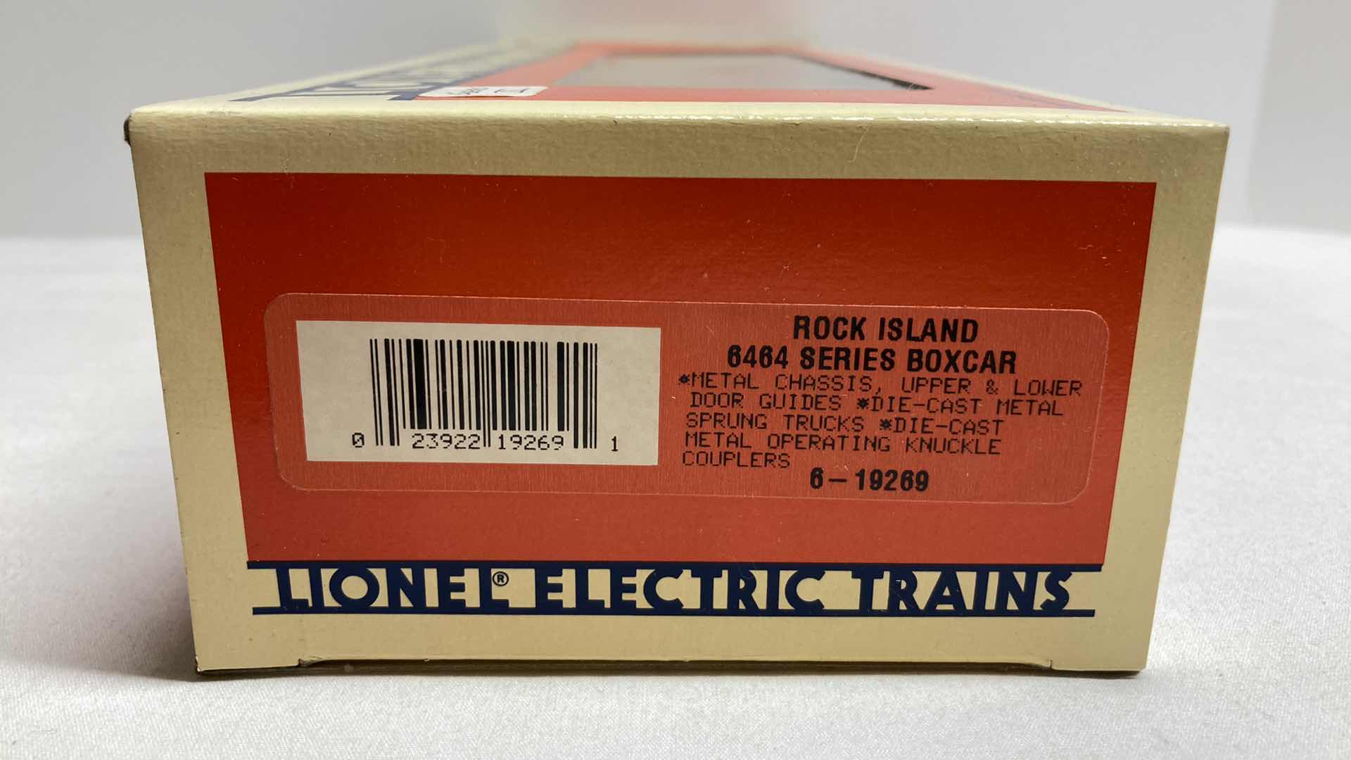 Photo 3 of LIONEL ELECTRIC TRAINS ROCK ISLAND 6464 SERIES BOX CAR 6-19269