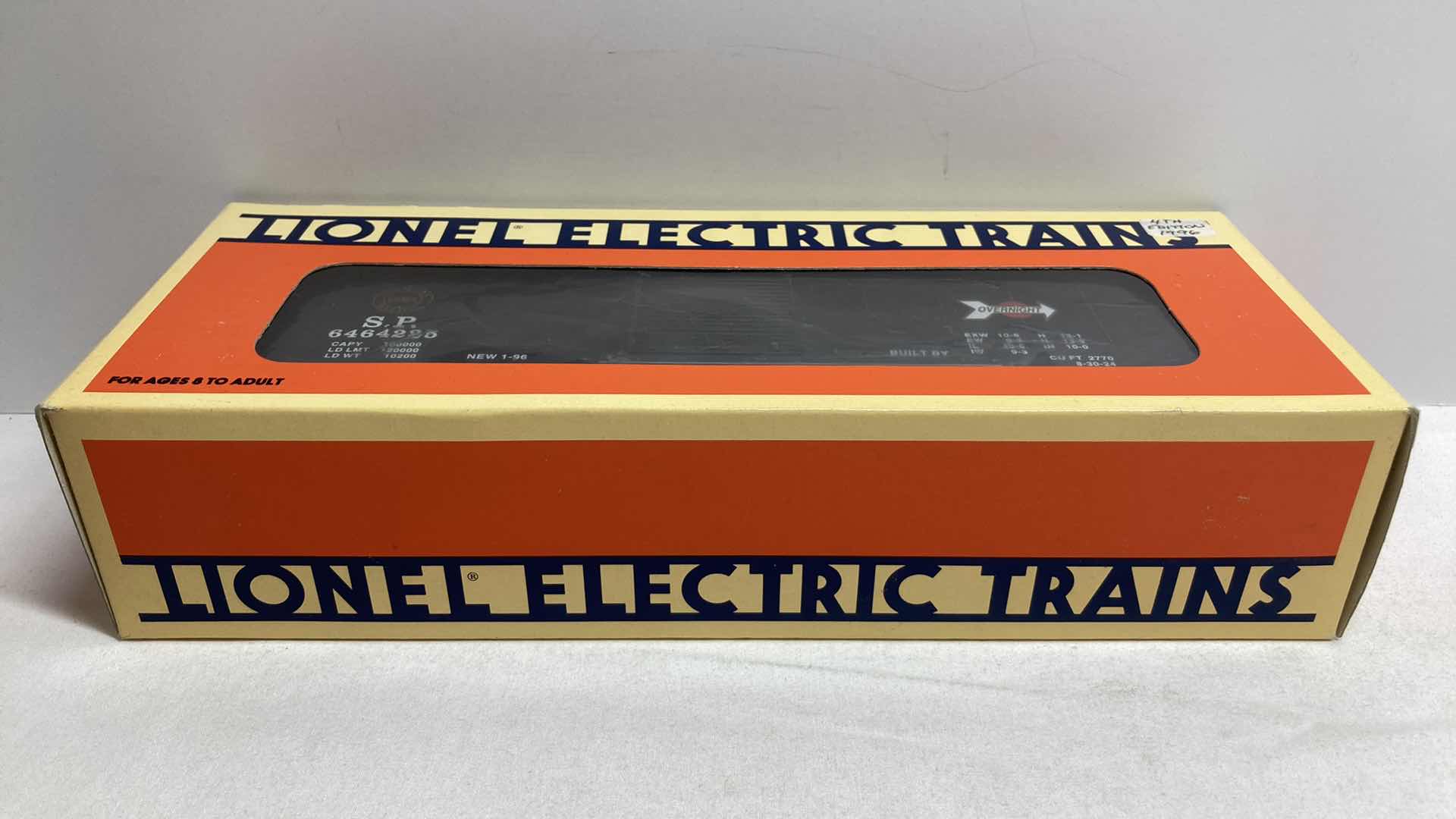 Photo 2 of LIONEL ELECTRIC TRAINS SOUTHERN PACIFIC BOX CAR 6-19274