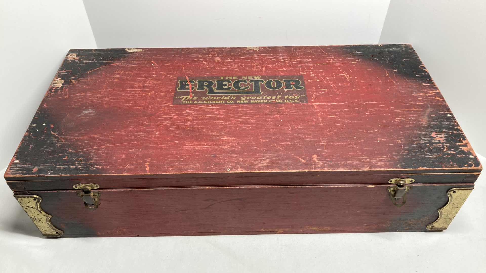 Photo 5 of AC GILBERT COMPANY ELECTOR NO. A WOOD BOX & PARTS ONLY 22.5” X 10.75” H5.5”