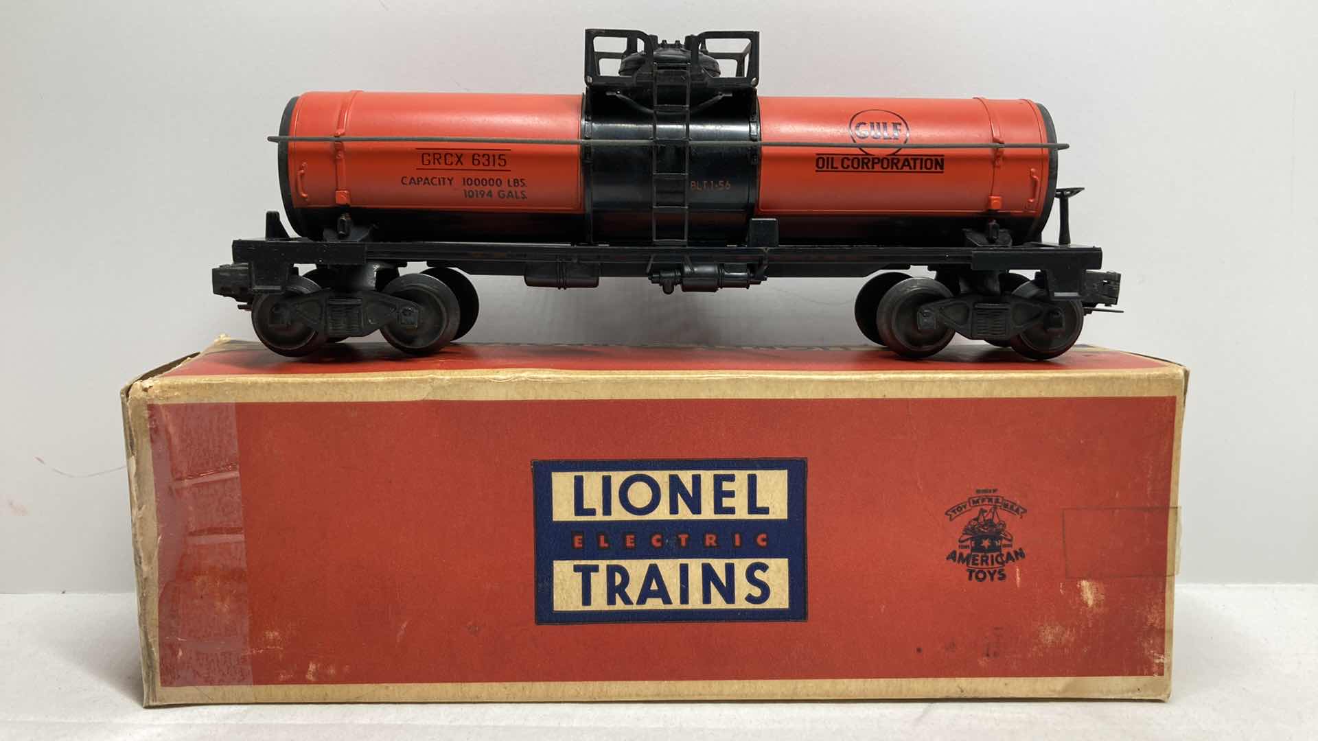 Photo 1 of LIONEL ELECTRIC TRAINS CHEMICAL TANK CAR 6315-12