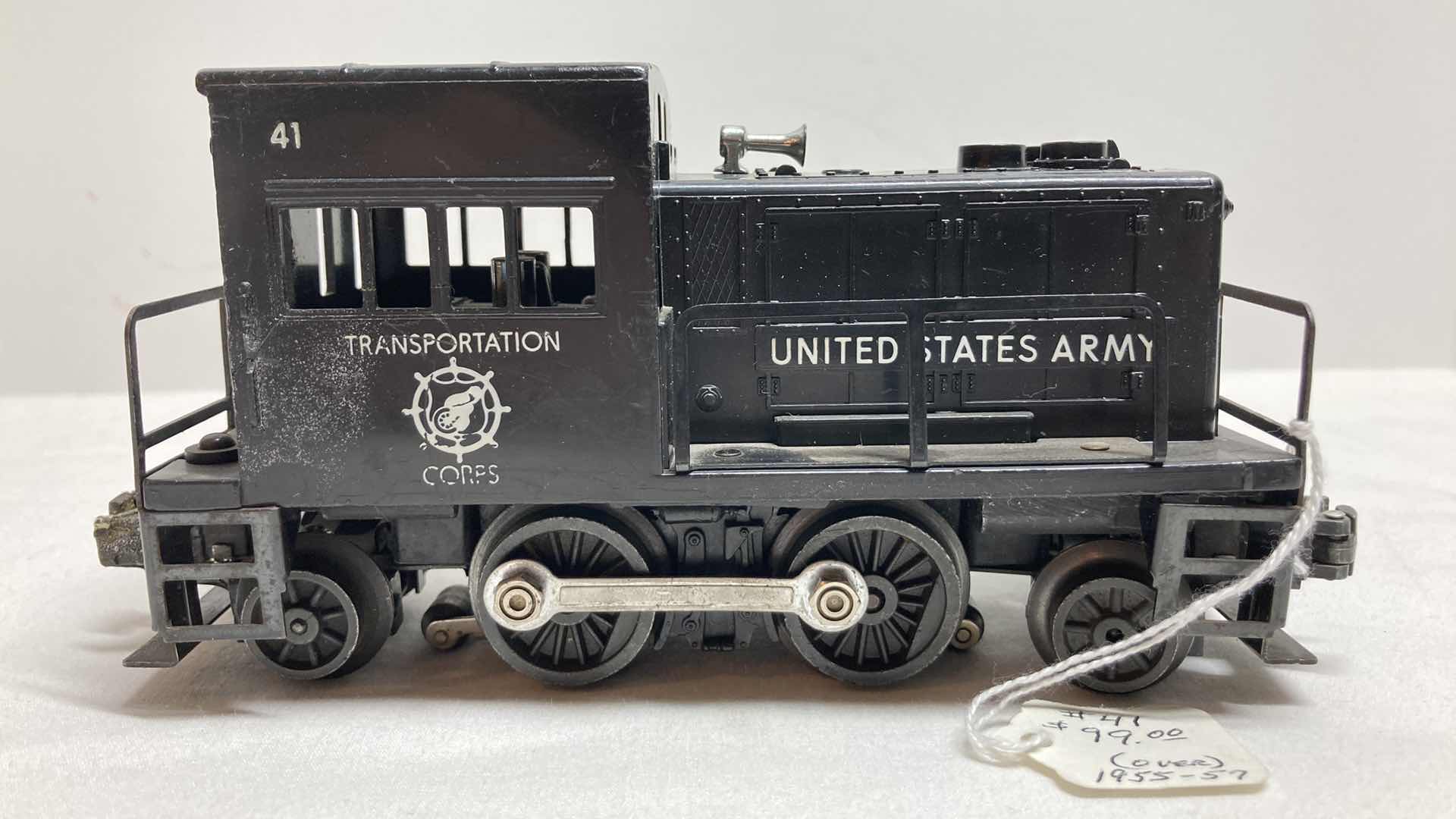 Photo 1 of LIONEL US ARMY TRANSPORTATION CORPS 41 SWITCHER YR-1955-57