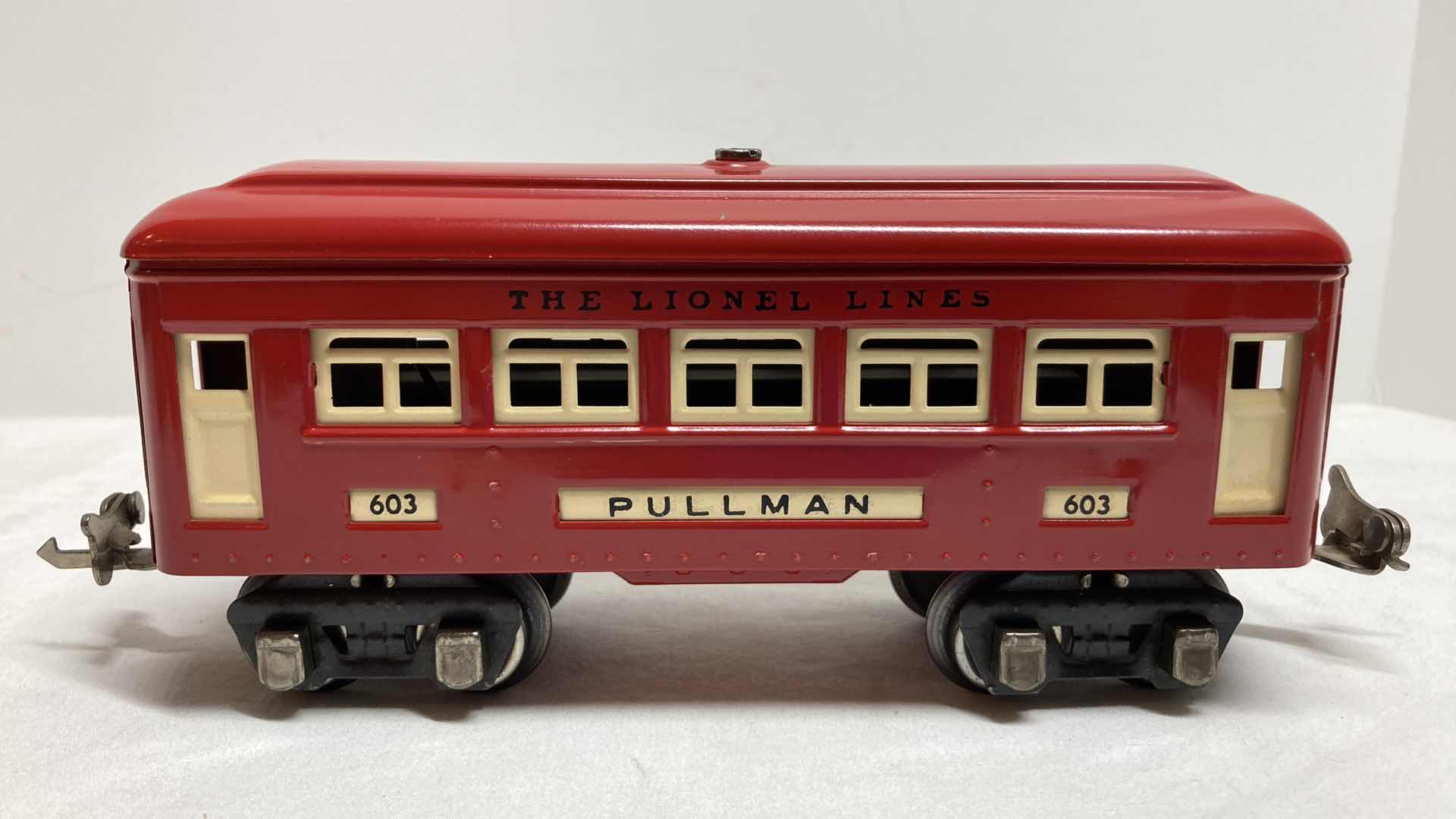 Photo 3 of LIONEL PREWAR PULLMAN CAR 603 RESTORED TINPLATE