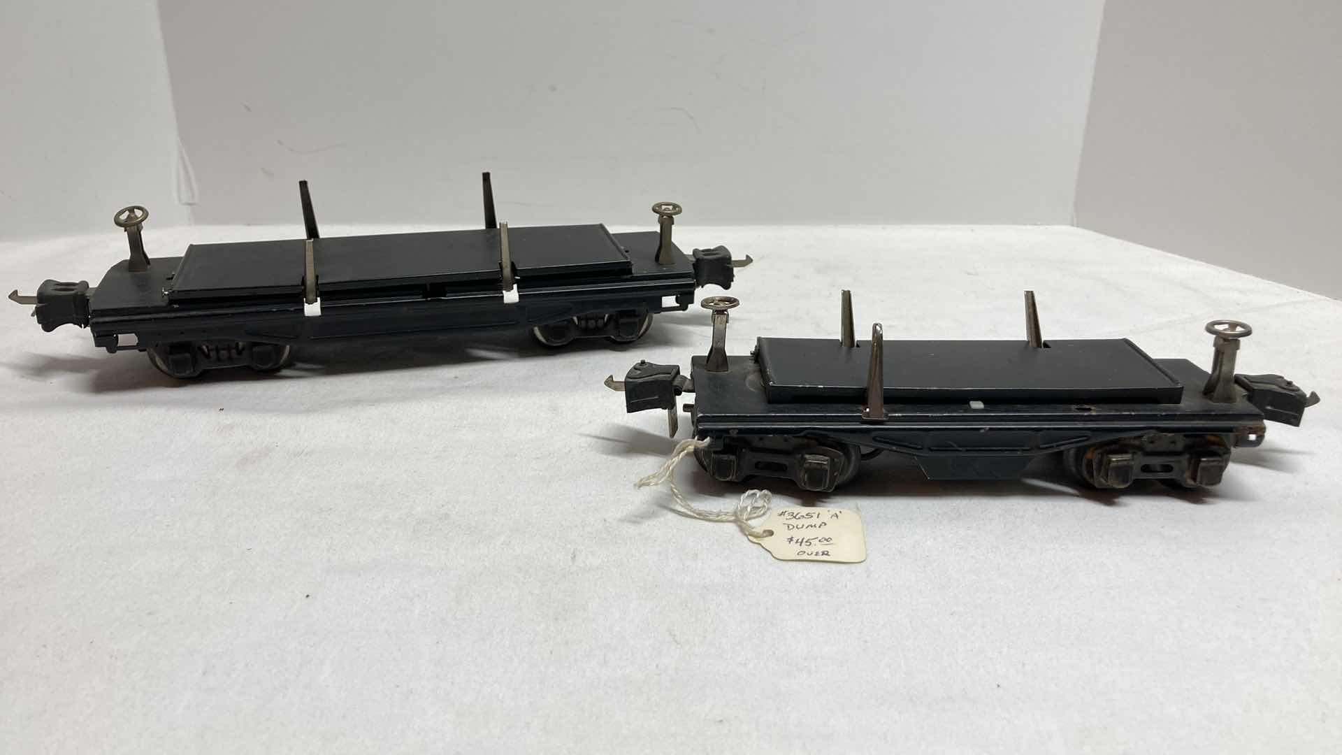 Photo 1 of LIONEL PREWAR DUMP CAR 3811 & LIONEL PREWAR DUMP CAR 3651