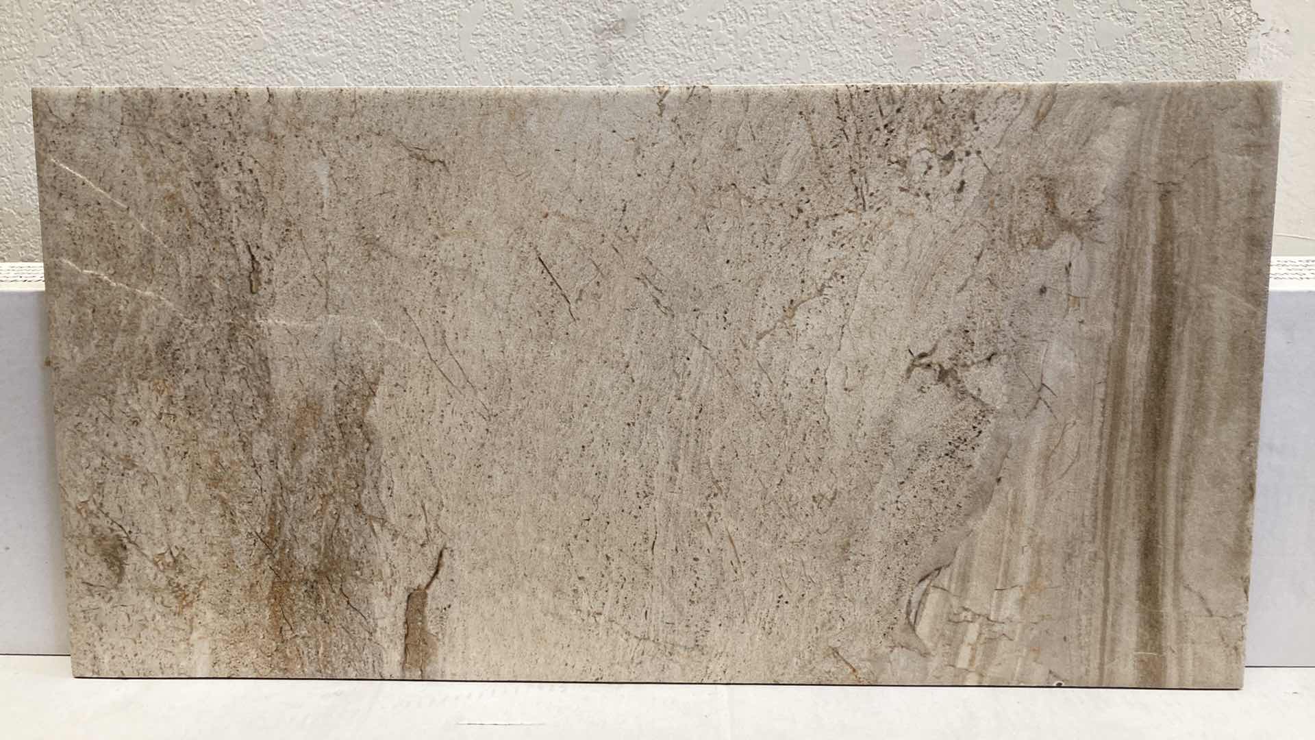 Photo 1 of INTERCERAMIC AMALFISTSTONE CREMA VASAR FLOOR TILE APPROX 81sqft 42PCS 23.5” X 11.75” H1/4”