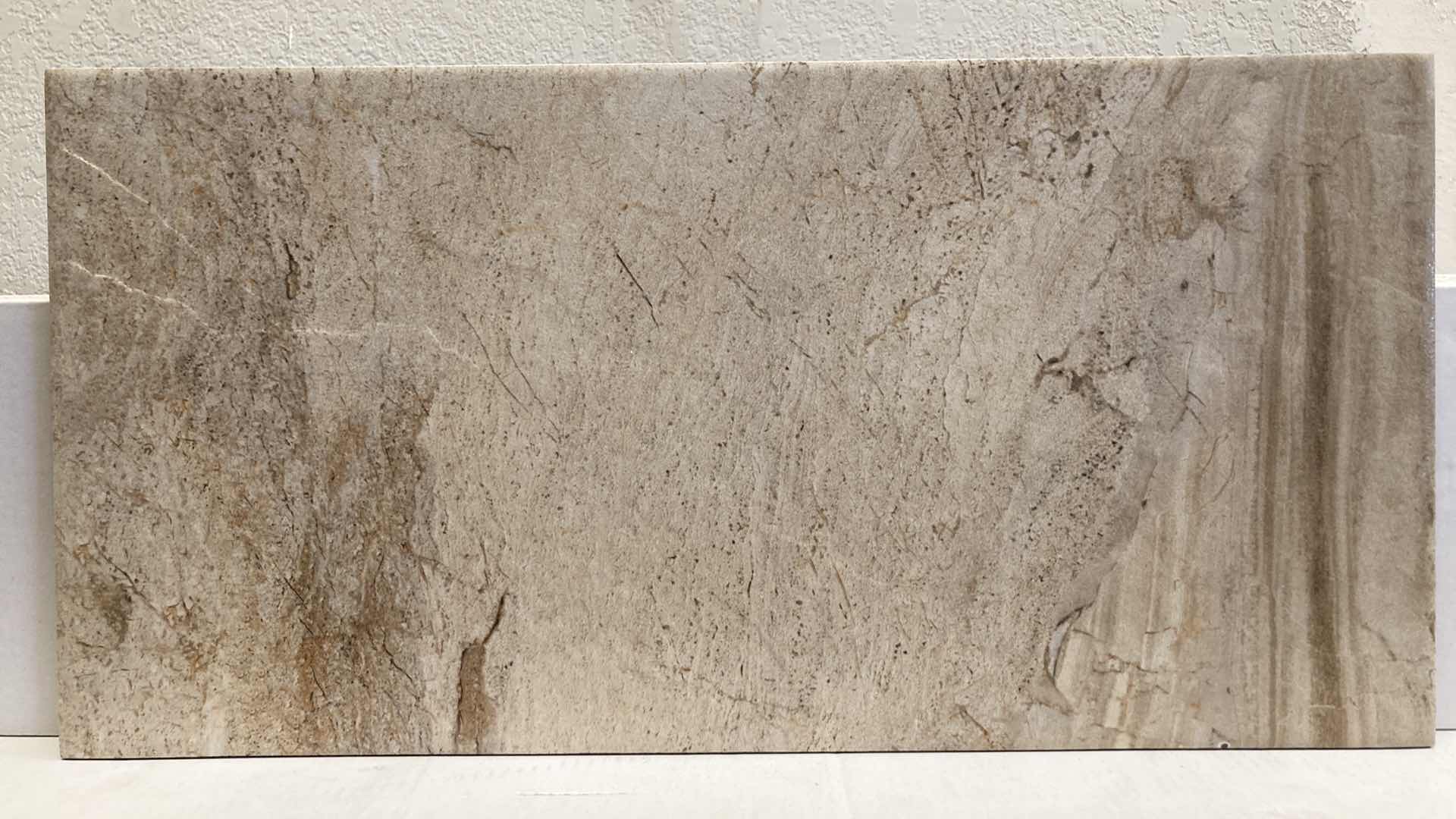 Photo 1 of INTERCERAMIC AMALFISTSTONE CREMA VASAR FLOOR TILE APPROX 81sqft 42PCS 23.5” X 11.75” H1/4”