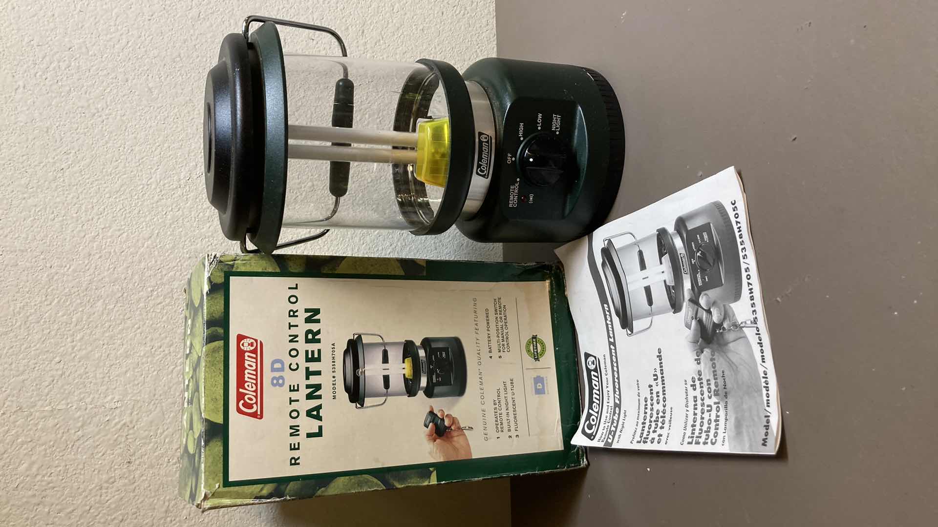 Photo 1 of COLEMAN ELECTRIC LANTERN MODEL 5358H705A