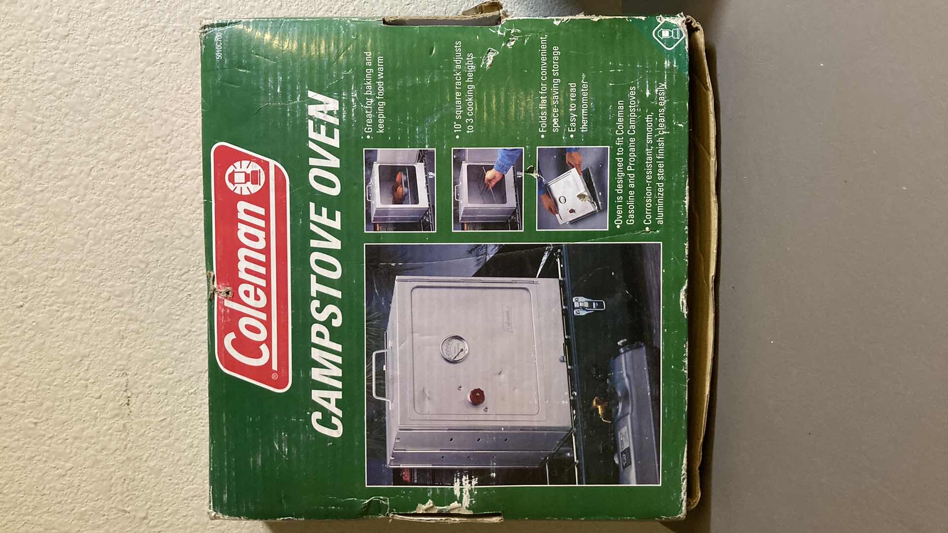 Photo 3 of COLEMAN CAMP STOVE OVEN W COLEMAN 16oz TANKS (6)
