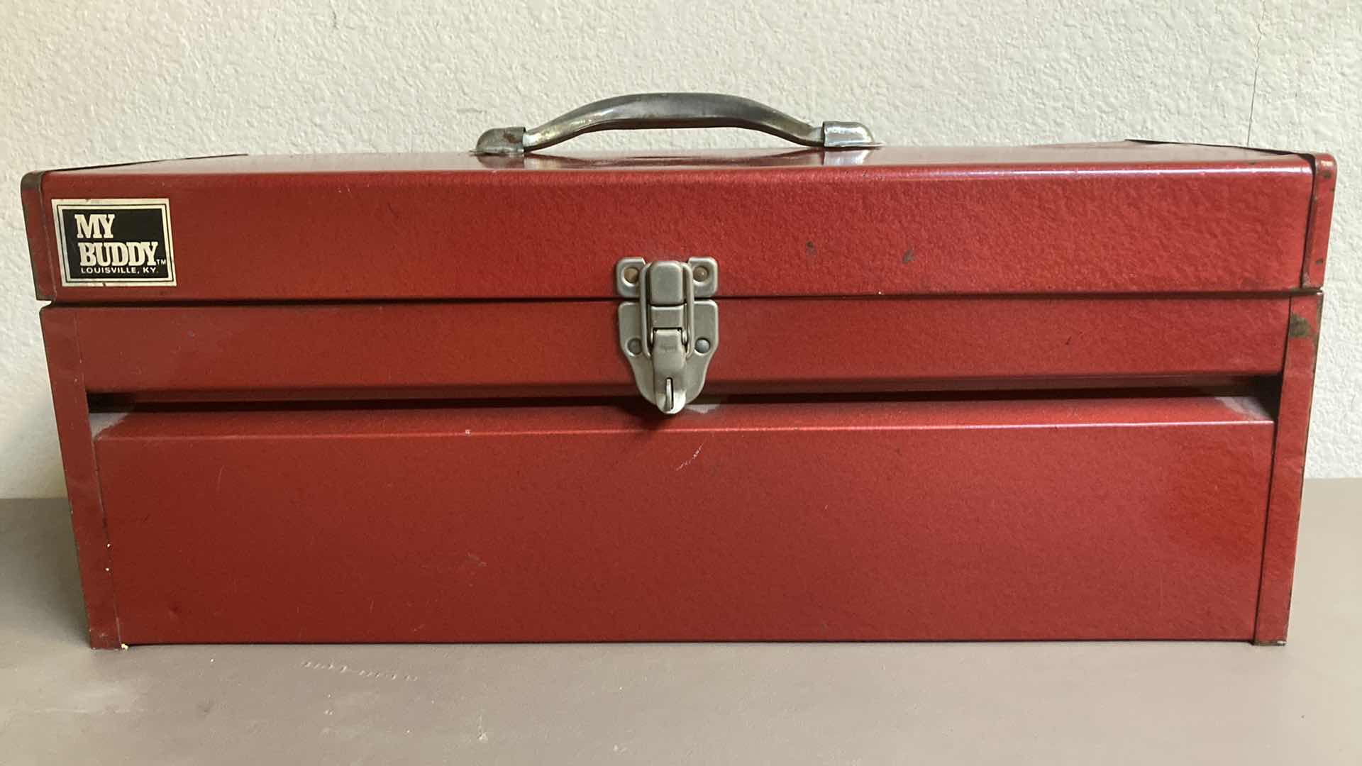 Photo 1 of MY BUDDY STEEL RED TOOL CHEST 19” X 8” H8”