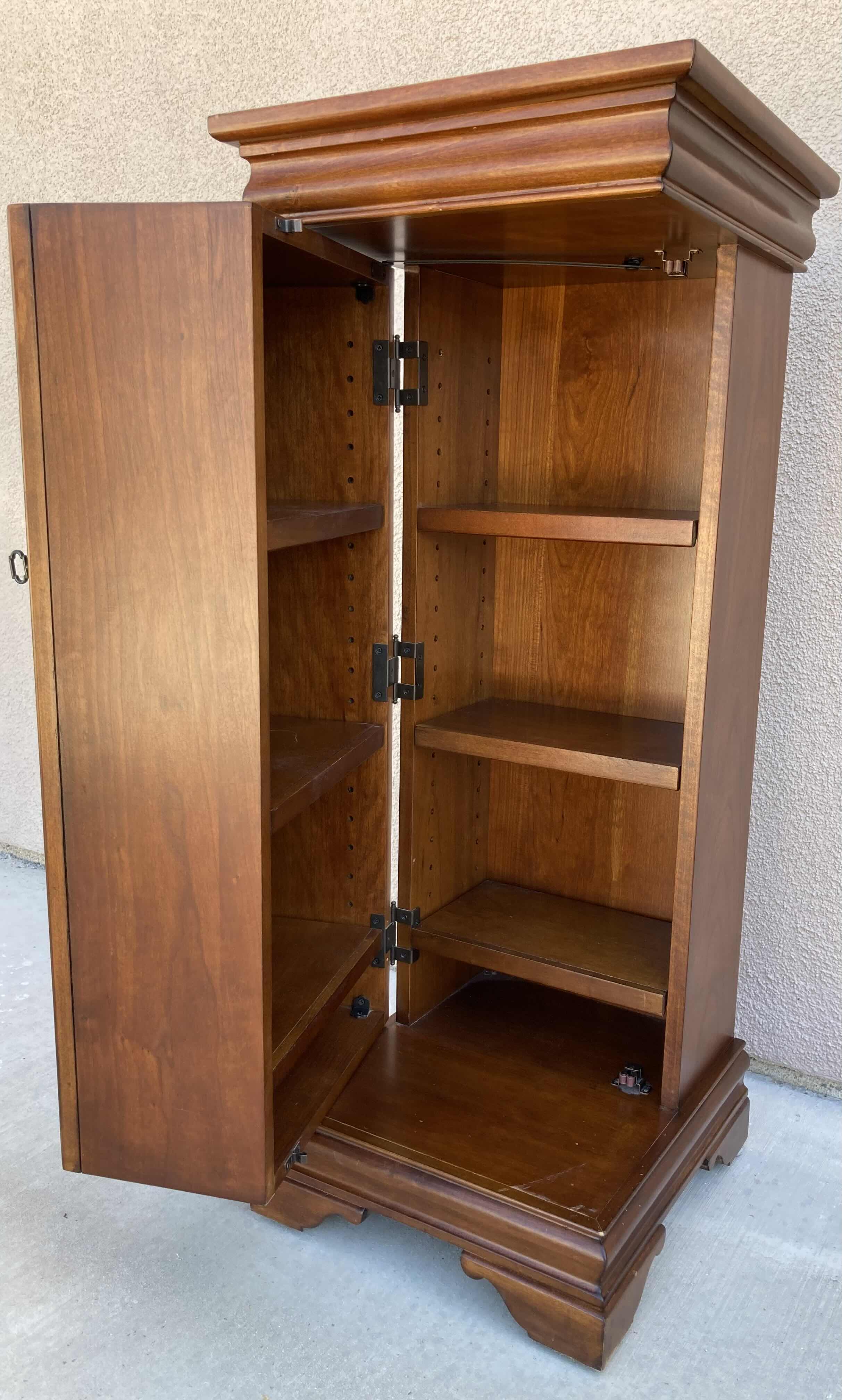 Photo 5 of MAHOGANY WOOD FINISH MEDIA STORAGE TOWER 16” X 16” H40”