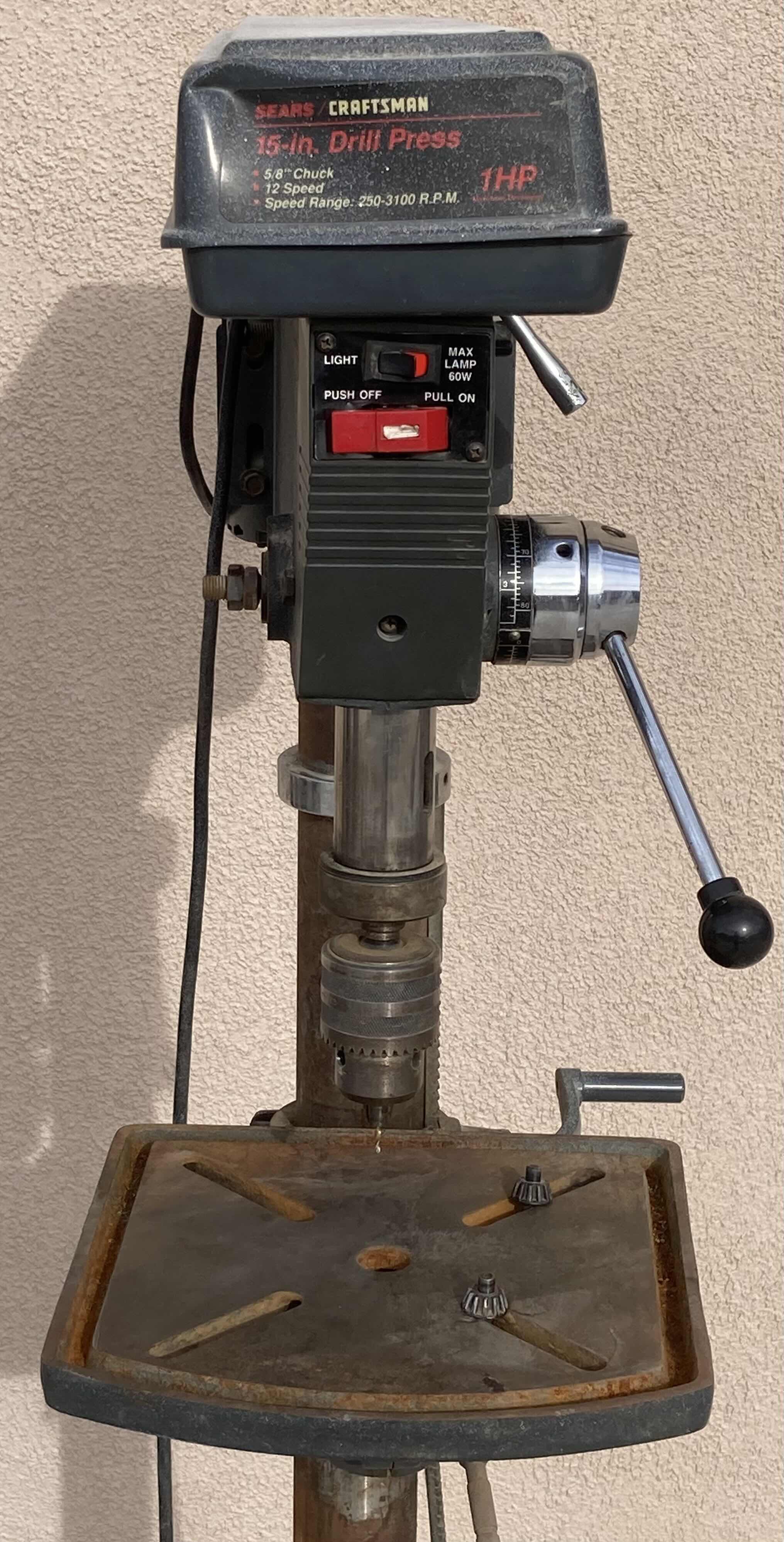 Photo 5 of CRAFTSMAN 15” DRILL PRESS SWIVEL TILT TABLE MODEL 113213151