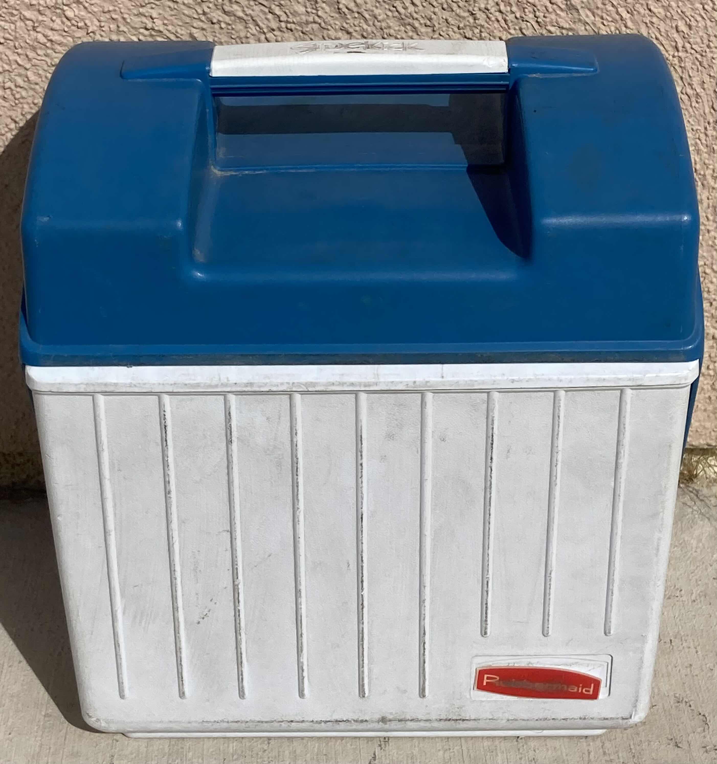 Photo 1 of RUBBERMAID SIDEKICK COOLER ICE CHEST MODEL 1922 10.5” X 8” H11.25”