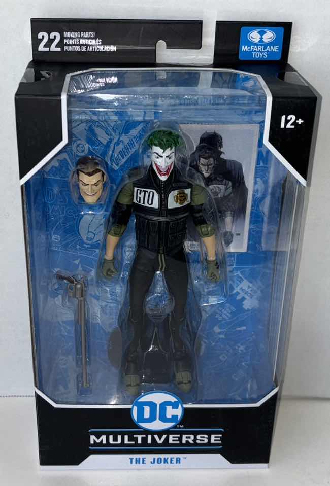 Photo 1 of NEW MCFARLANE TOYS DC MULTIVERSE ACTION FIGURE & ACCESSORIES, BATMAN: WHITE KNIGHT “THE JOKER” (1)