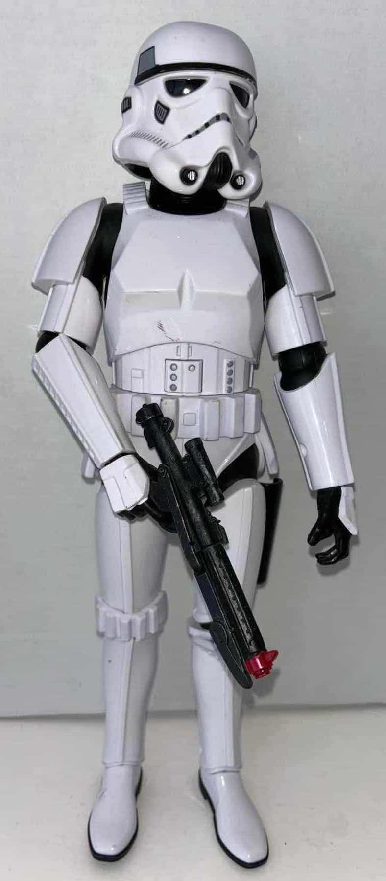 Photo 1 of 2013 DISNEY STORE STAR WARS ANIMATRONIC INTERACTIVE 16” STORMTROOPER W BLASTER GUN (BATTERY OPERATED)