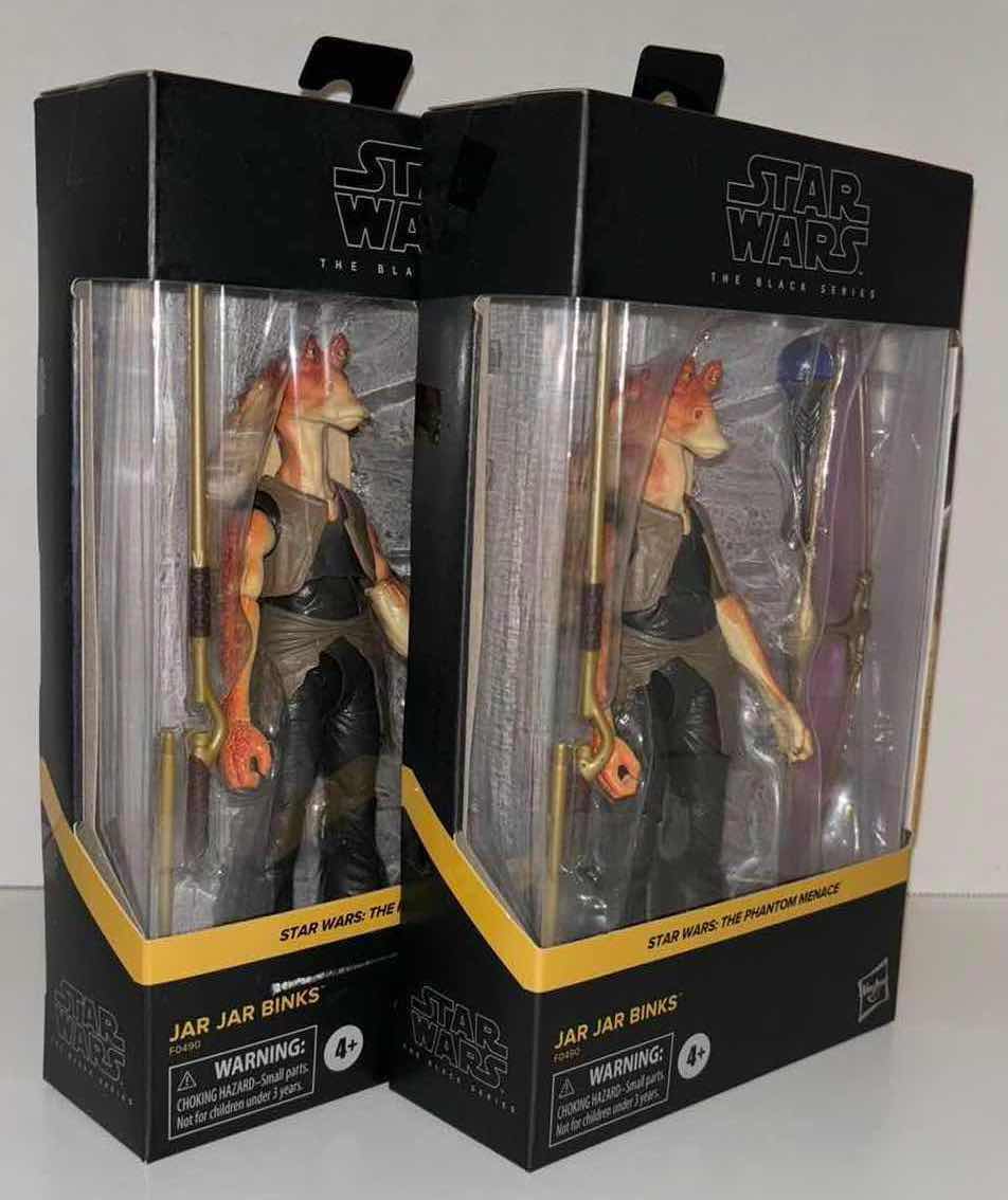 Photo 2 of NEW 2-PACK STAR WARS THE BLACK SERIES ACTION FIGURE & ACCESSORIES, STAR WARS: THE PHANTOM MENACE “JAR JAR BINKS”