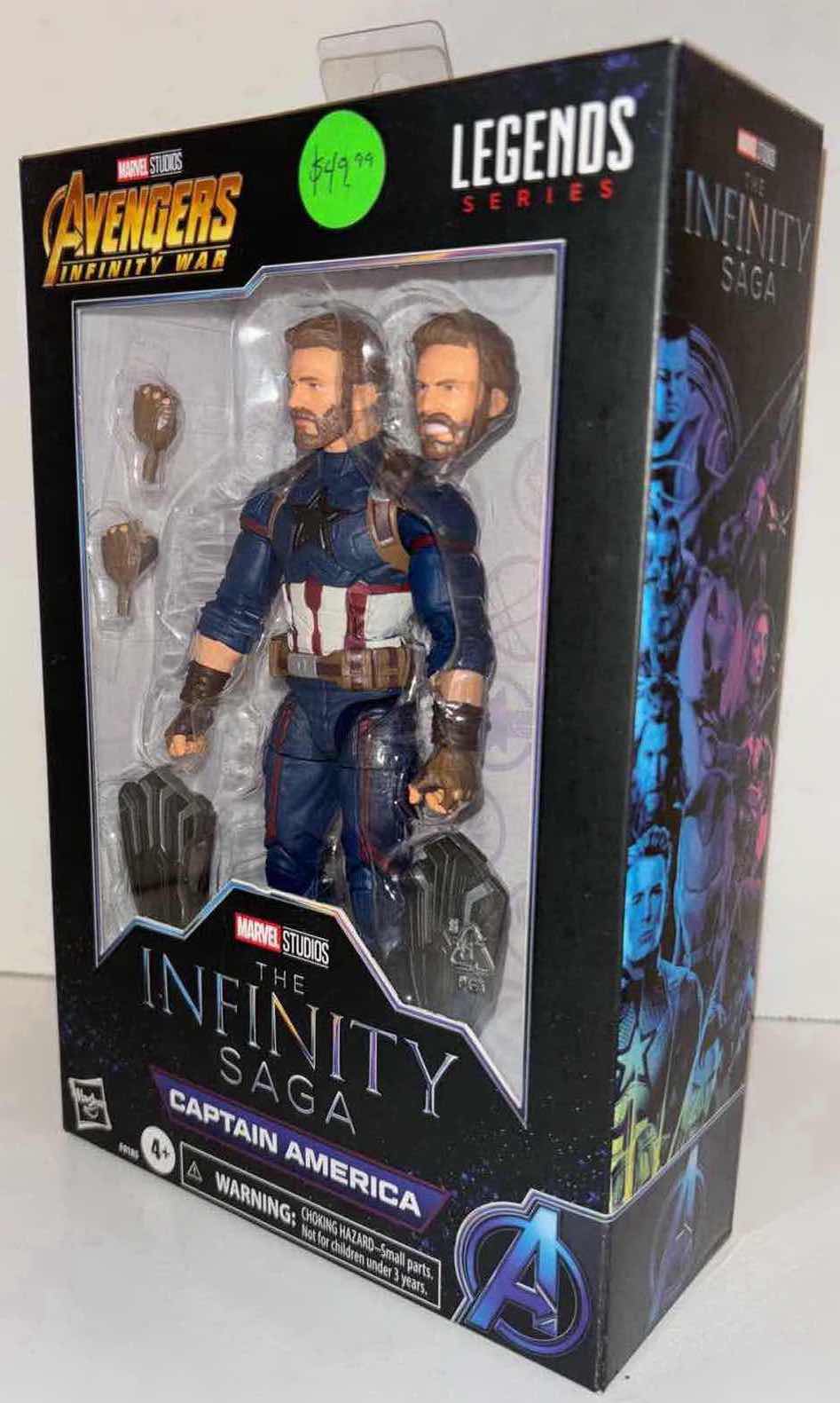 Photo 2 of NEW MARVEL STUDIOS AVENGERS INFINITY WAR LEGENDS SERIES ACTION FIGURE & ACCESSORIES, THE INFINITY SAGA “CAPTAIN AMERICA” (1)